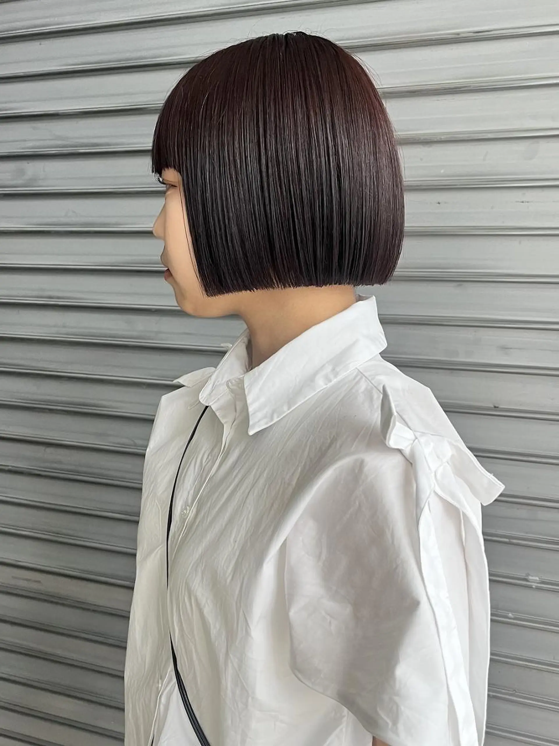 ショート カット ヘアカラー momoca/松本/ 暖色カラー/ボブのヘアスタイル