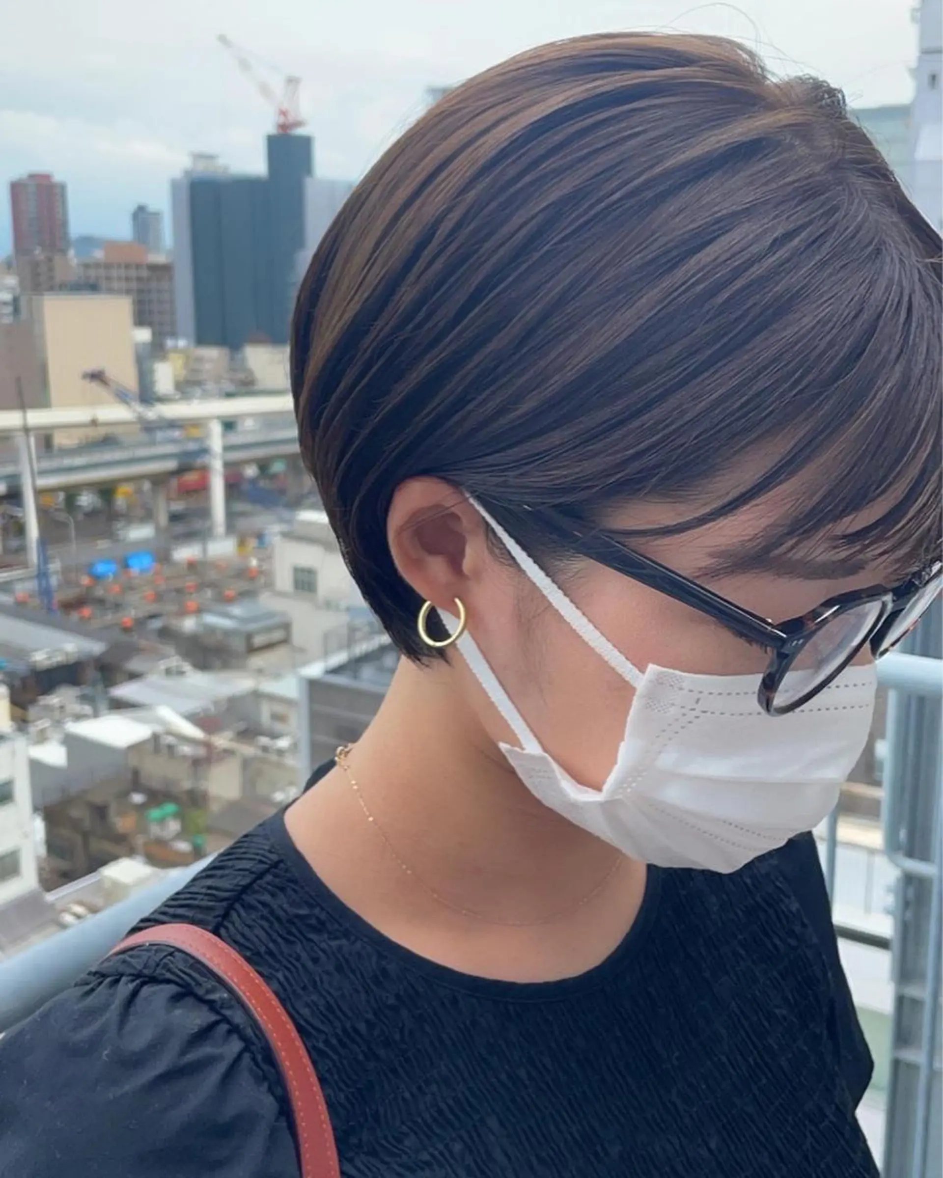 ショート カラー ヘアアレンジ ボブ美容師 /馬場 翼のヘアスタイル