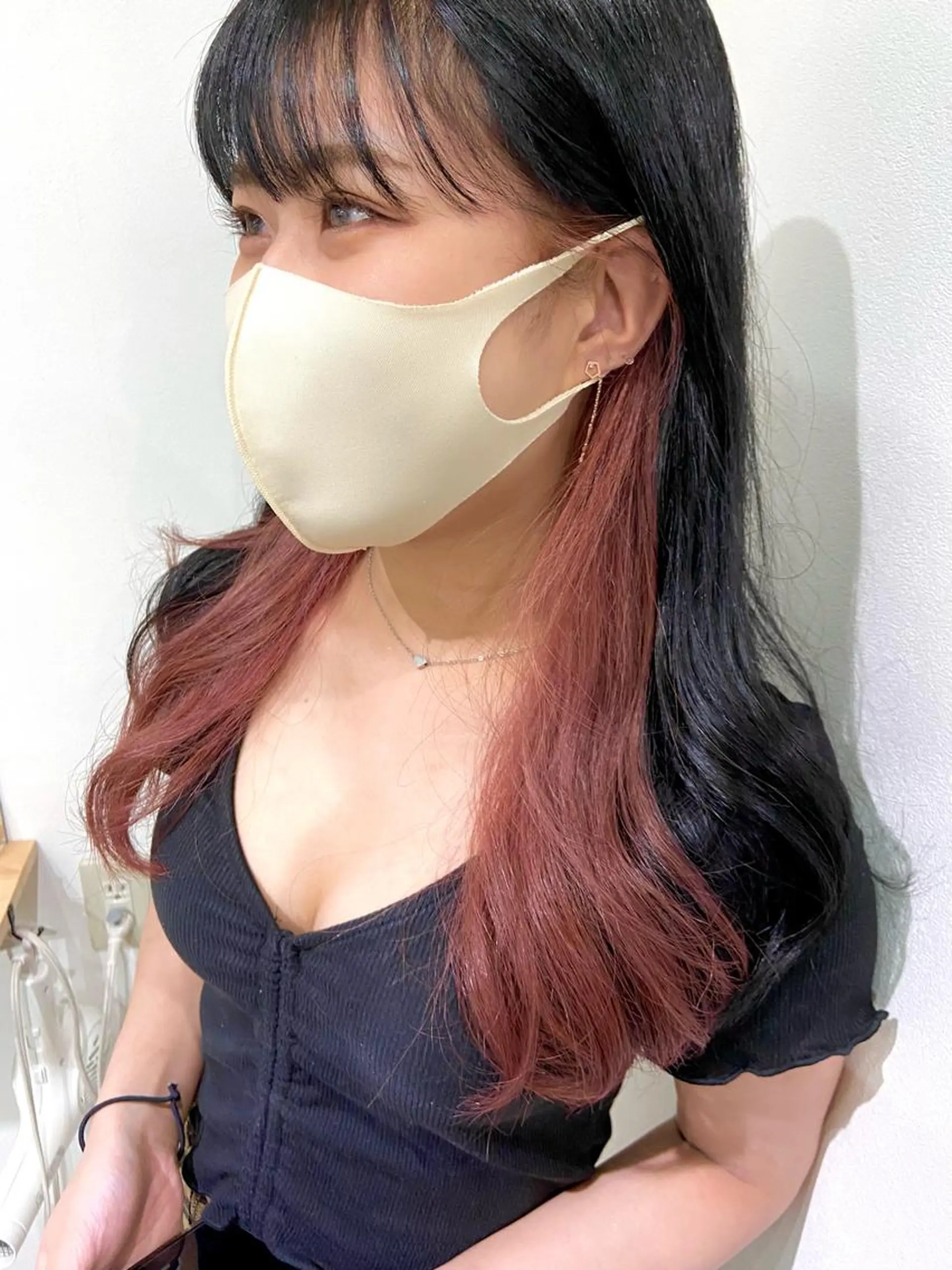 セミロング カラー ivy所属・🦋うる艶透明感ヘア 今井達也のヘアスタイル