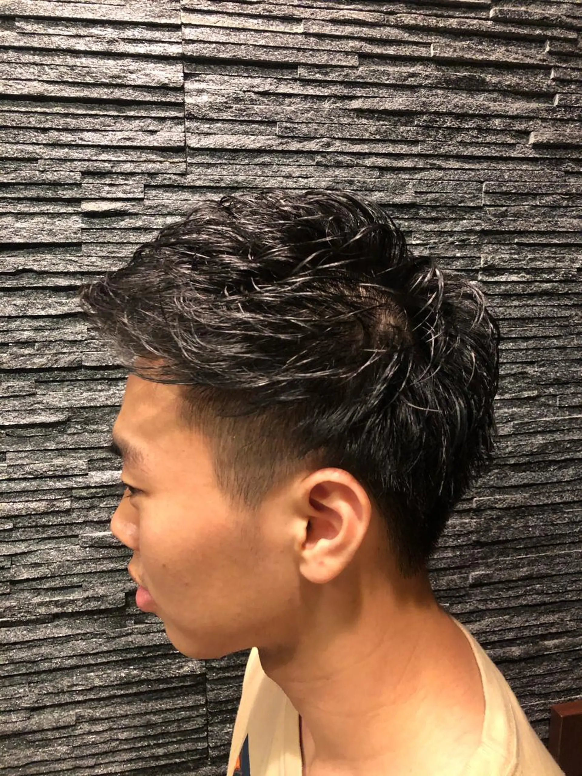 ショート パーマ メンズ メンズパーマ カット指名No1漆原 聡のヘアスタイル