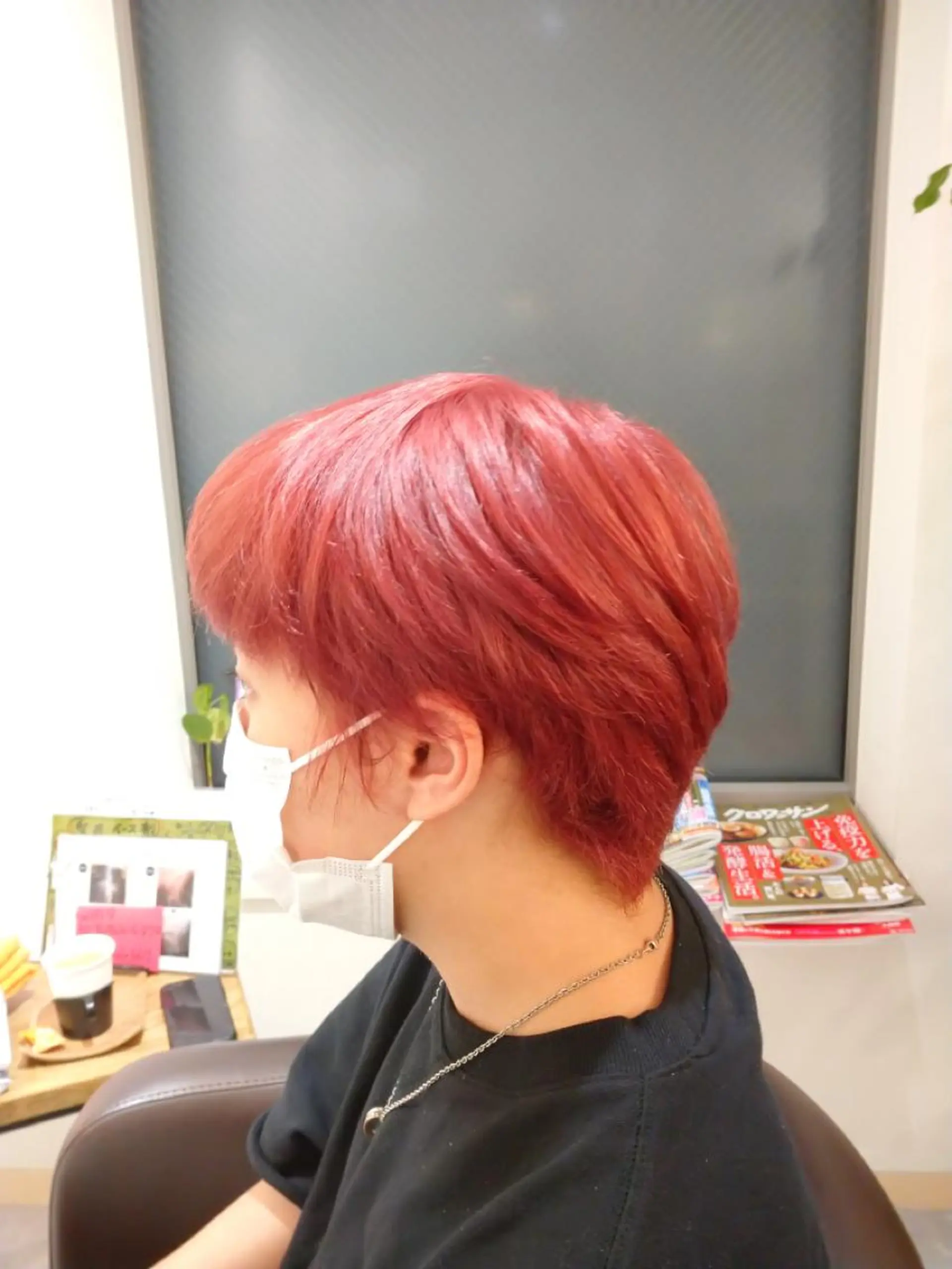 ショート カラー カット ヘアカラー トリートメント 古谷 雄汰808naluのヘアスタイル