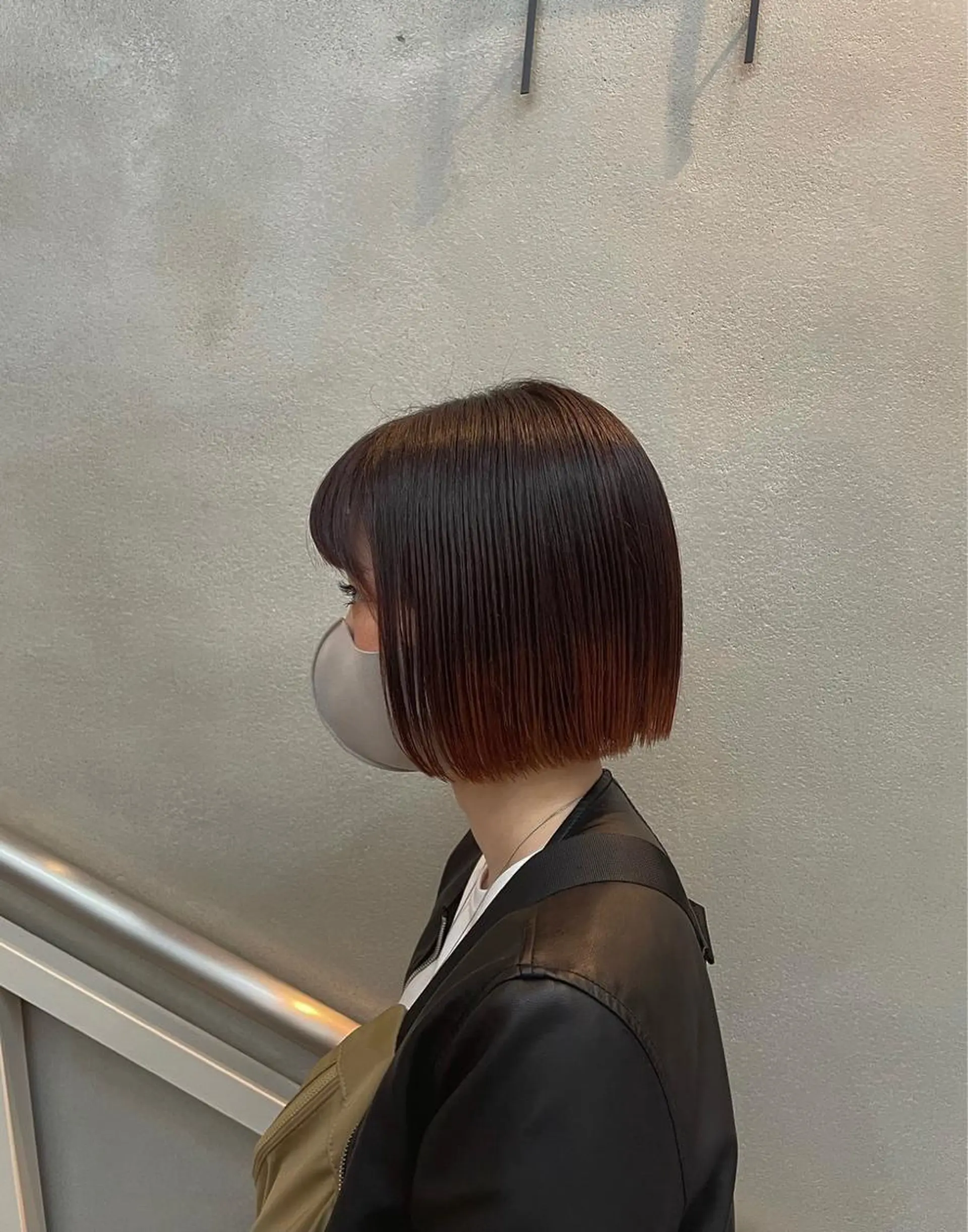 ミディアム カラー レッドカラー ボブ トリートメント 沖縄/ヘアアレンジ /ナカノのヘアスタイル