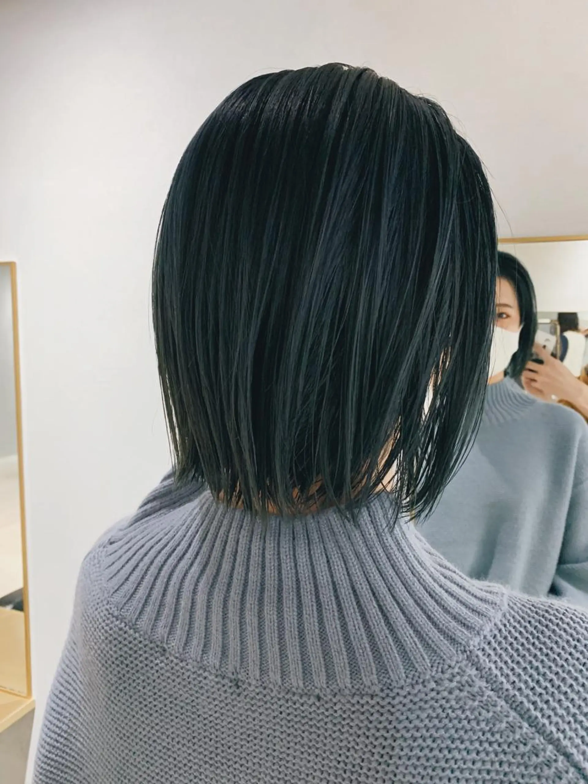 ショート カラー ボブパーマコテ巻き風 パーマNo1深江秀平のヘアスタイル