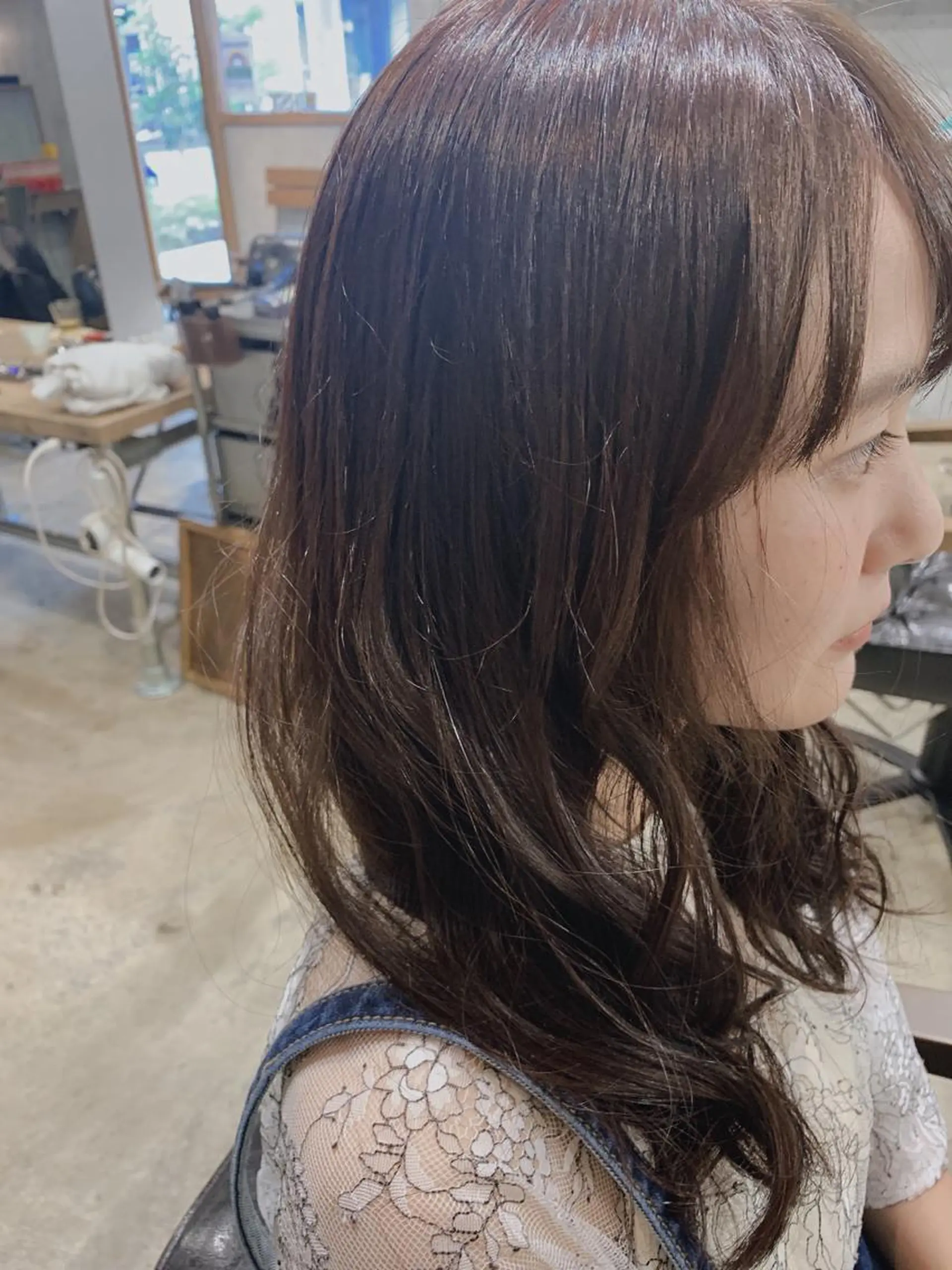 セミロング ショート🌼パーマ 本間正子のヘアスタイル