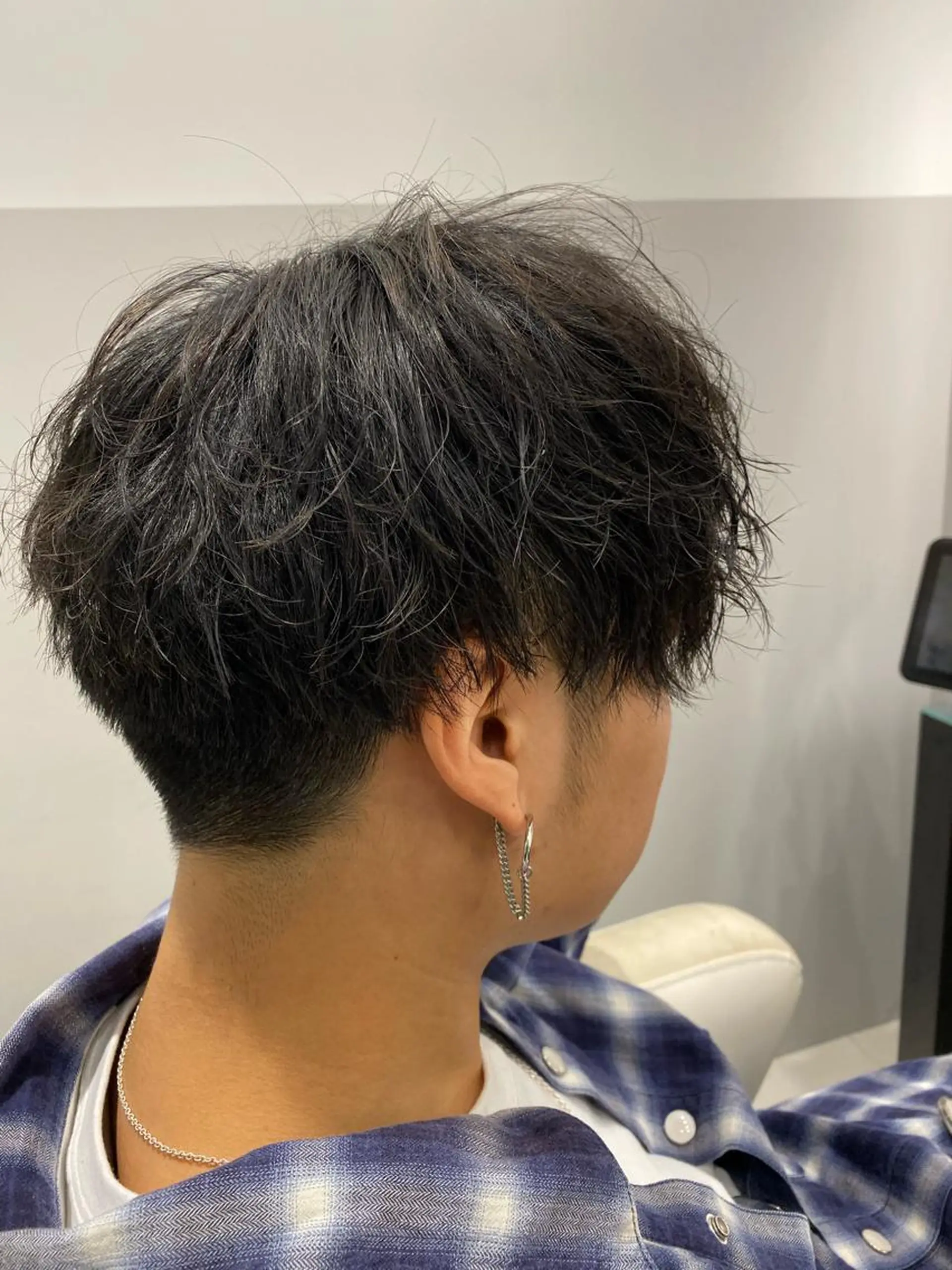 ショート カラー パーマ メンズ Kobayashi ハイライト/ショートのヘアスタイル