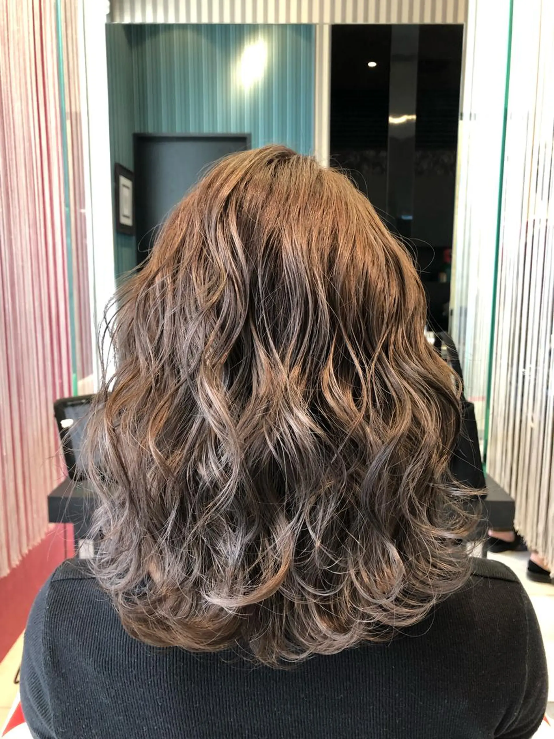 ミディアム カラー ヘアアレンジ ヘアカラー トリートメント U&i所属・大塚 貴之のヘアスタイル