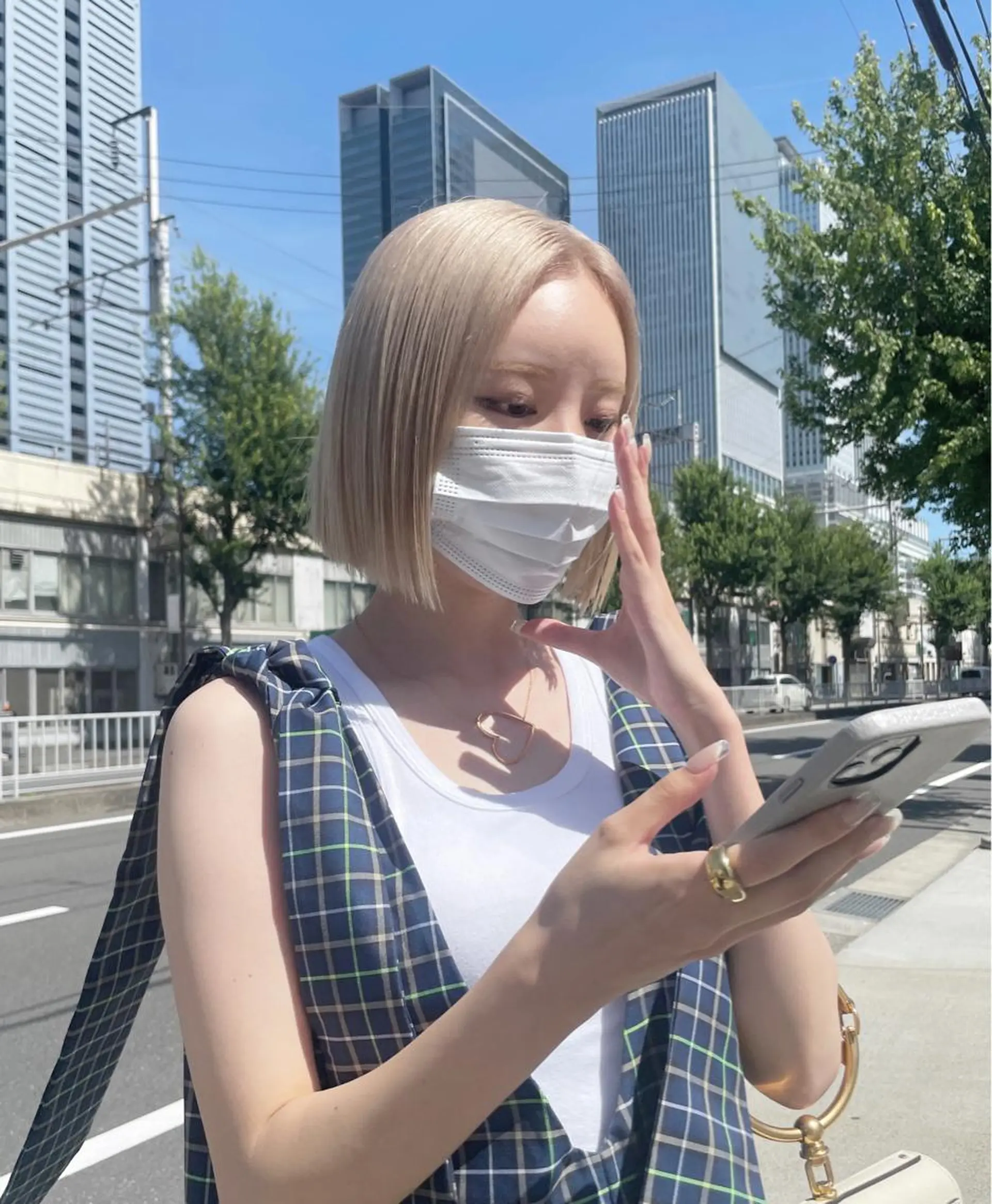 ショート カラー ヘアアレンジ ブリーチ MONIQA所属・🐲RYUKI メンズブリーチのヘアスタイル