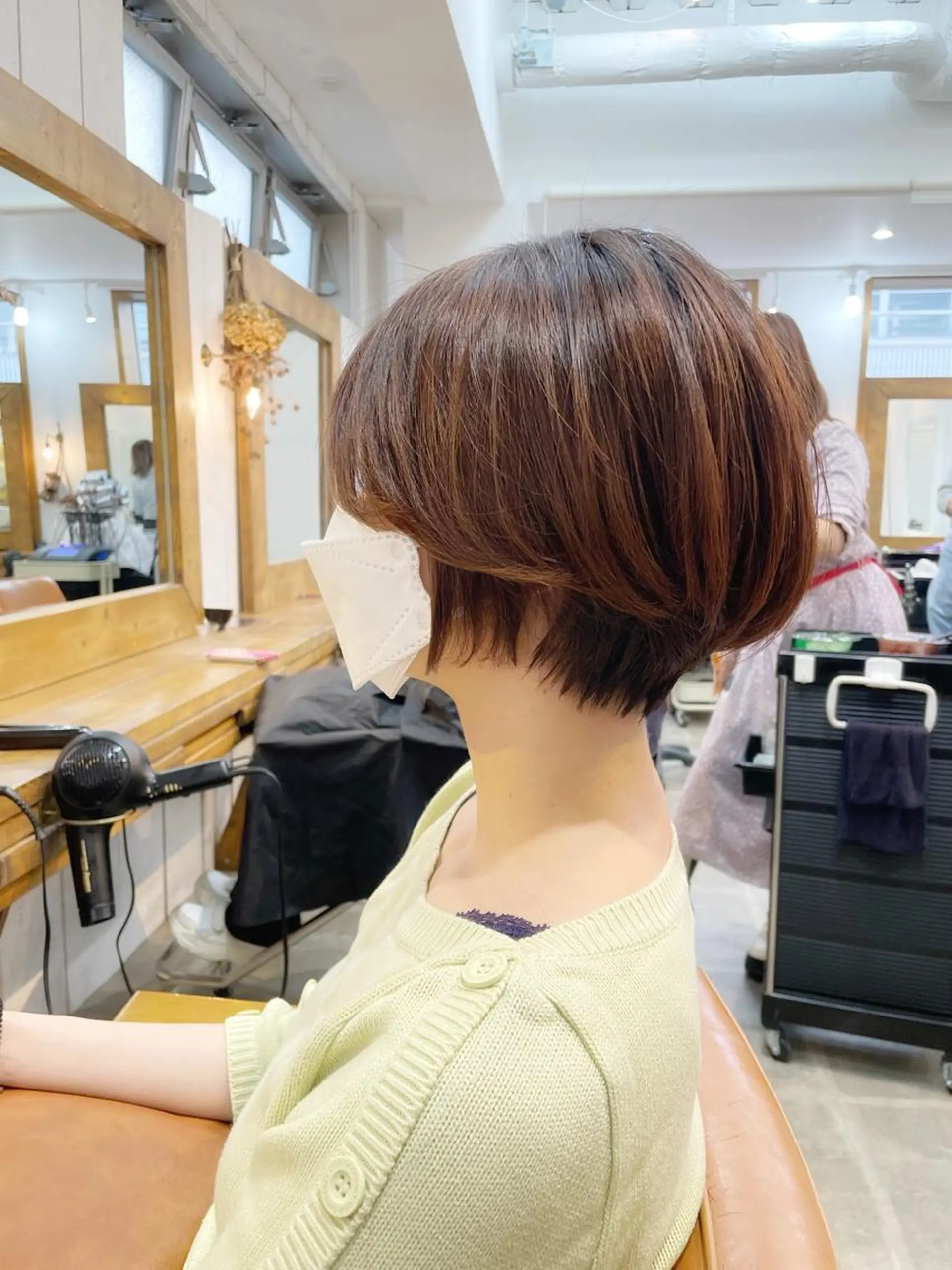 ショート カラー newline銀座所属・銀座ショート/ 大人ショート/金子涼のヘアスタイル