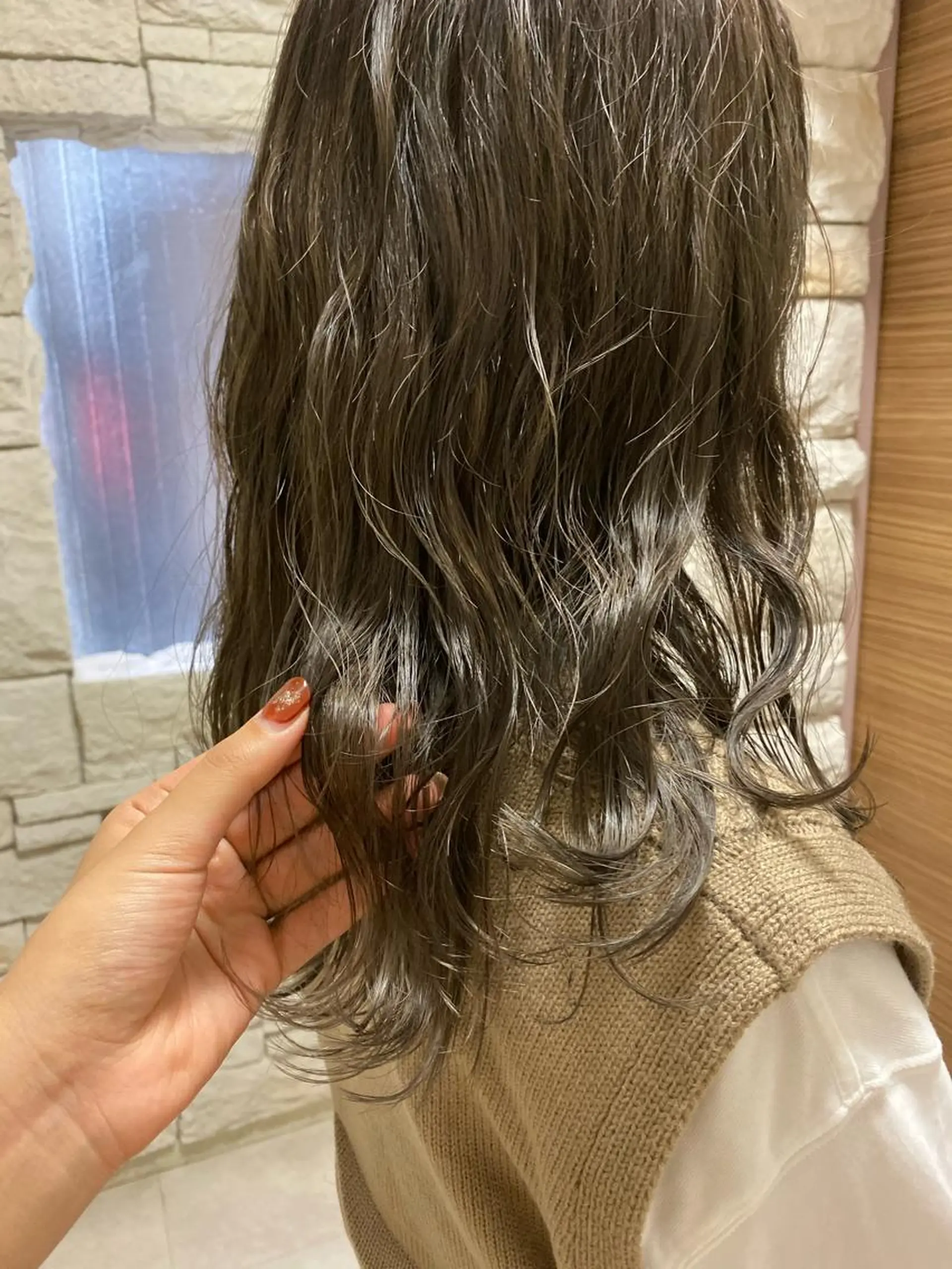 ロング カラー ヘアアレンジ メンズ キッズ ネイル マツエク・マツパ GO TODAY SHAiRE SALON所属・透明感カラー🤎 ゆりのヘアスタイル