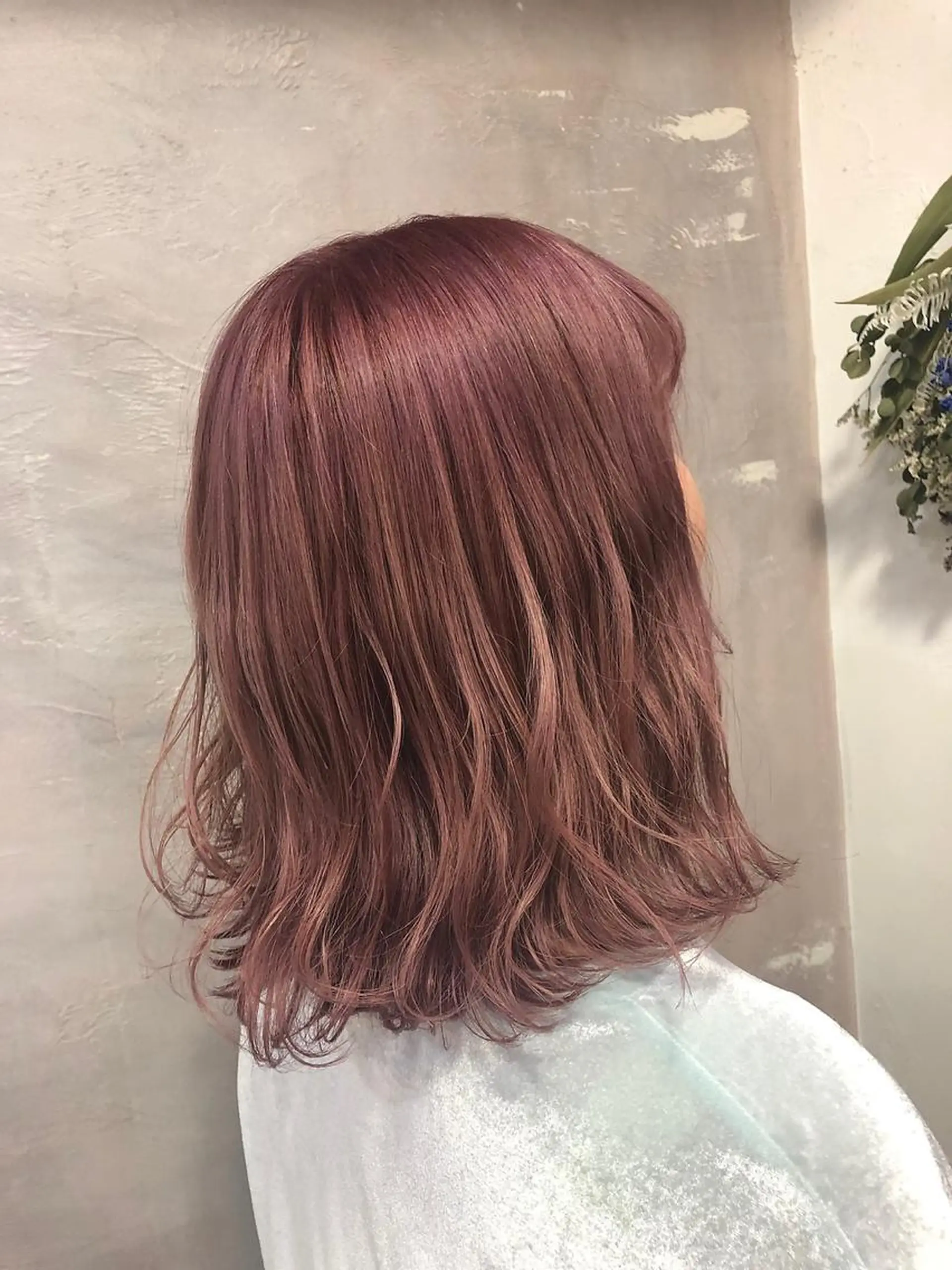 カラー ベージュカラー ピンクカラー ピンクベージュ LORE福岡天神 韓国/ブリーチのヘアスタイル