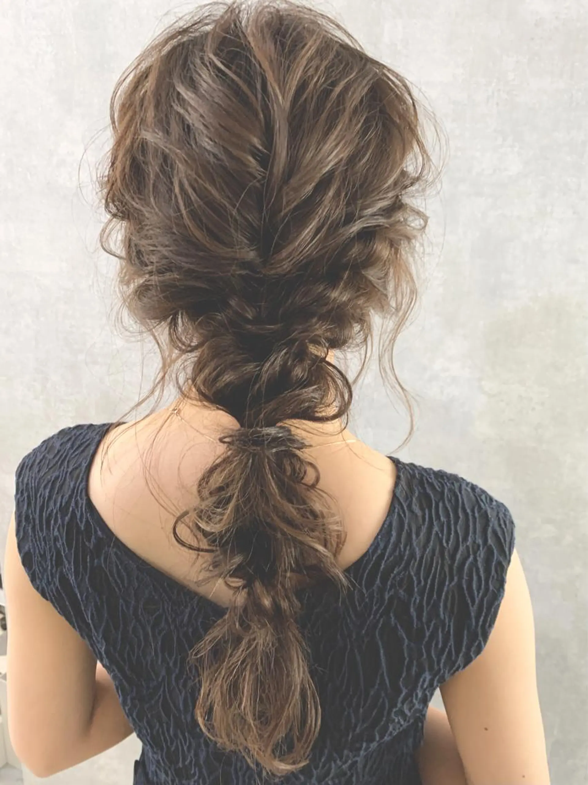 ロング ハイライト 髪質改善 レイヤーカット トリートメント 小林 正樹のヘアスタイル