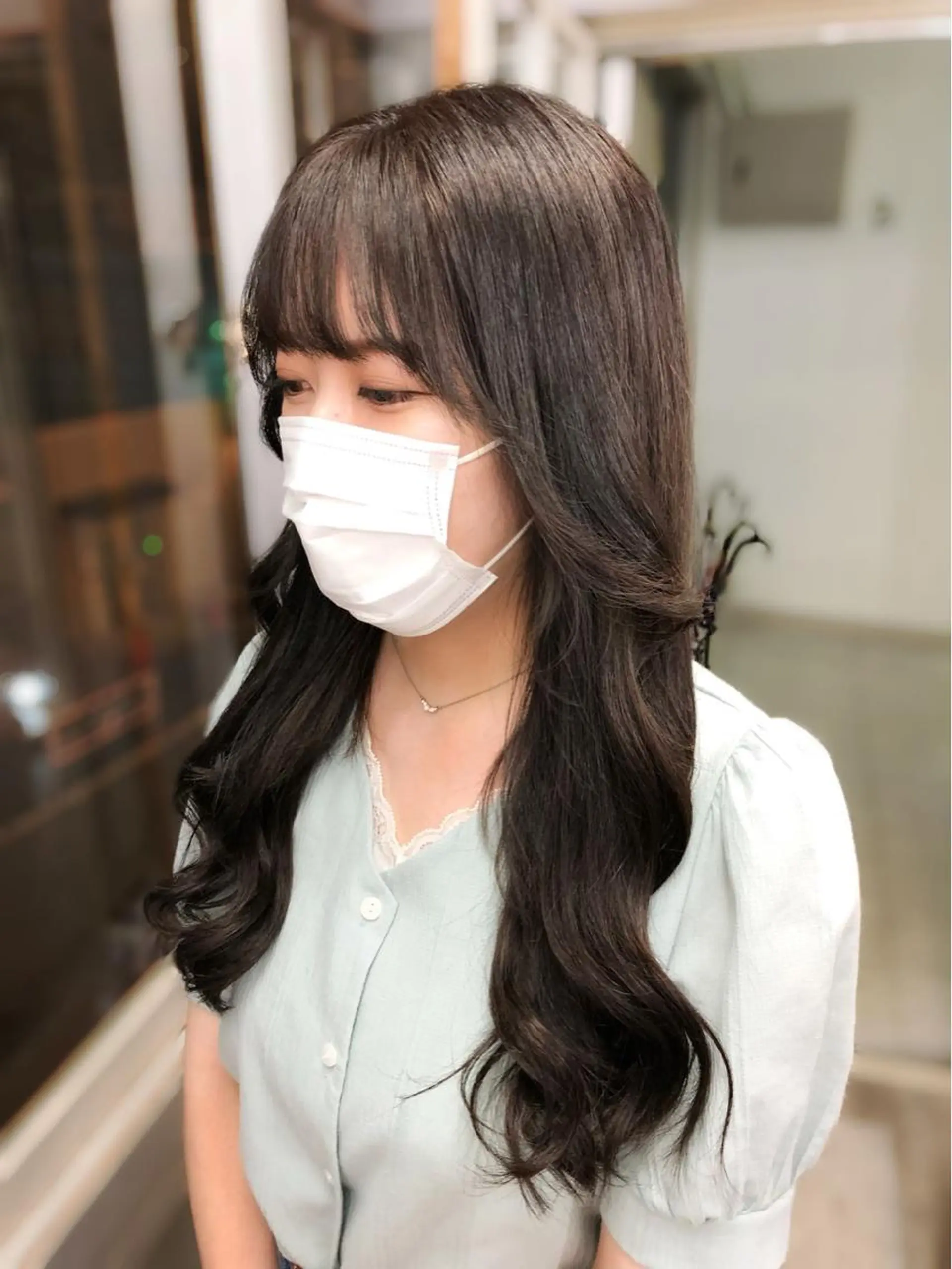 ロング カラー カット ヘアカラー エクステ ヘアセット 韓国ヘア🤍髪質改善 🇰🇷AKANEのヘアスタイル