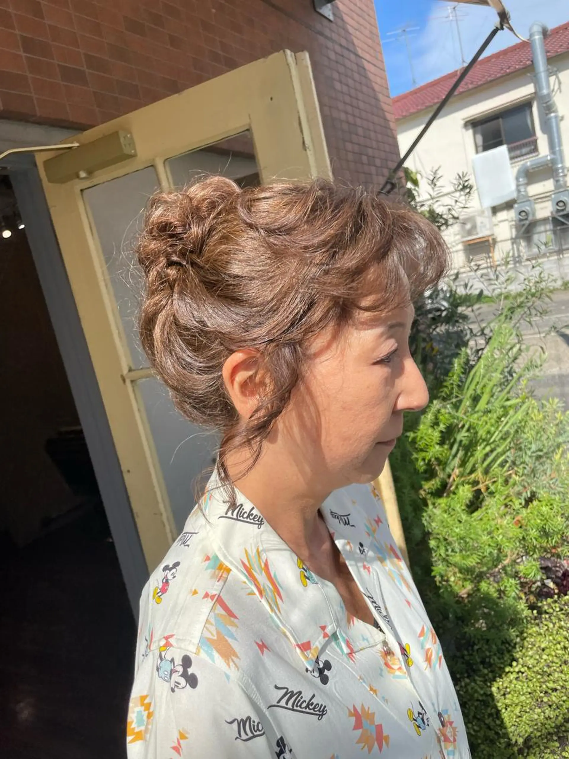 ミディアム ヘアアレンジ ヘアセット KURIA‪‪*⋆ஐ ブリーチ/韓国ヘアのヘアスタイル