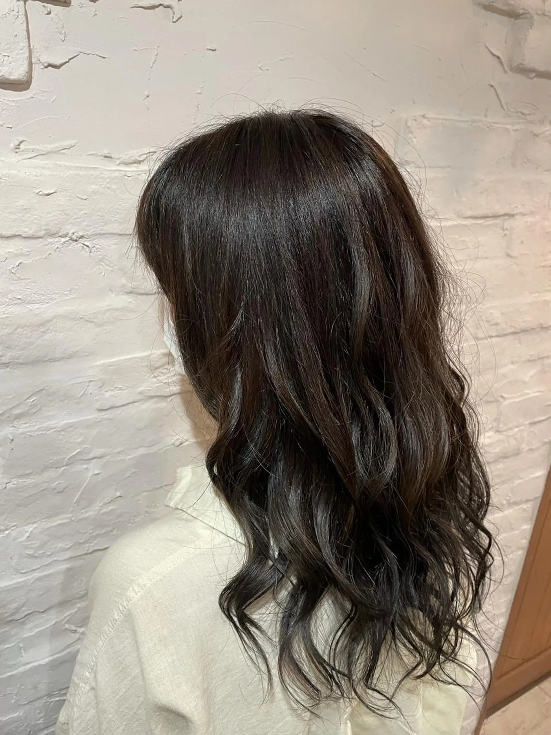 セミロング カラー ハイライトカラー ハイライト ヘアカラー トリートメント 【ピンク/韓国ヘア/ ヘアセット】亜海のヘアスタイル