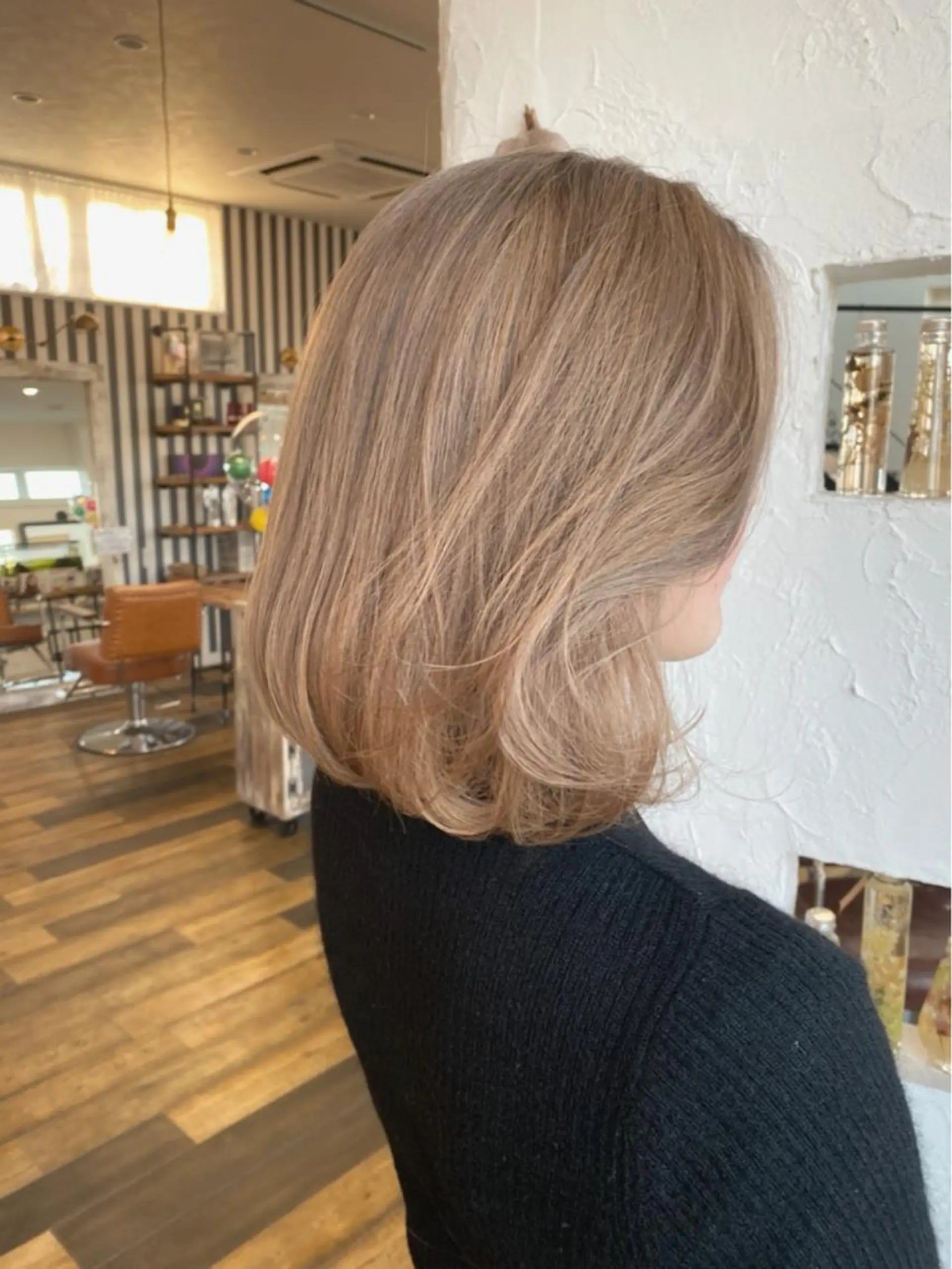 ミディアム カラー 美容室 ソンリエのヘアスタイル