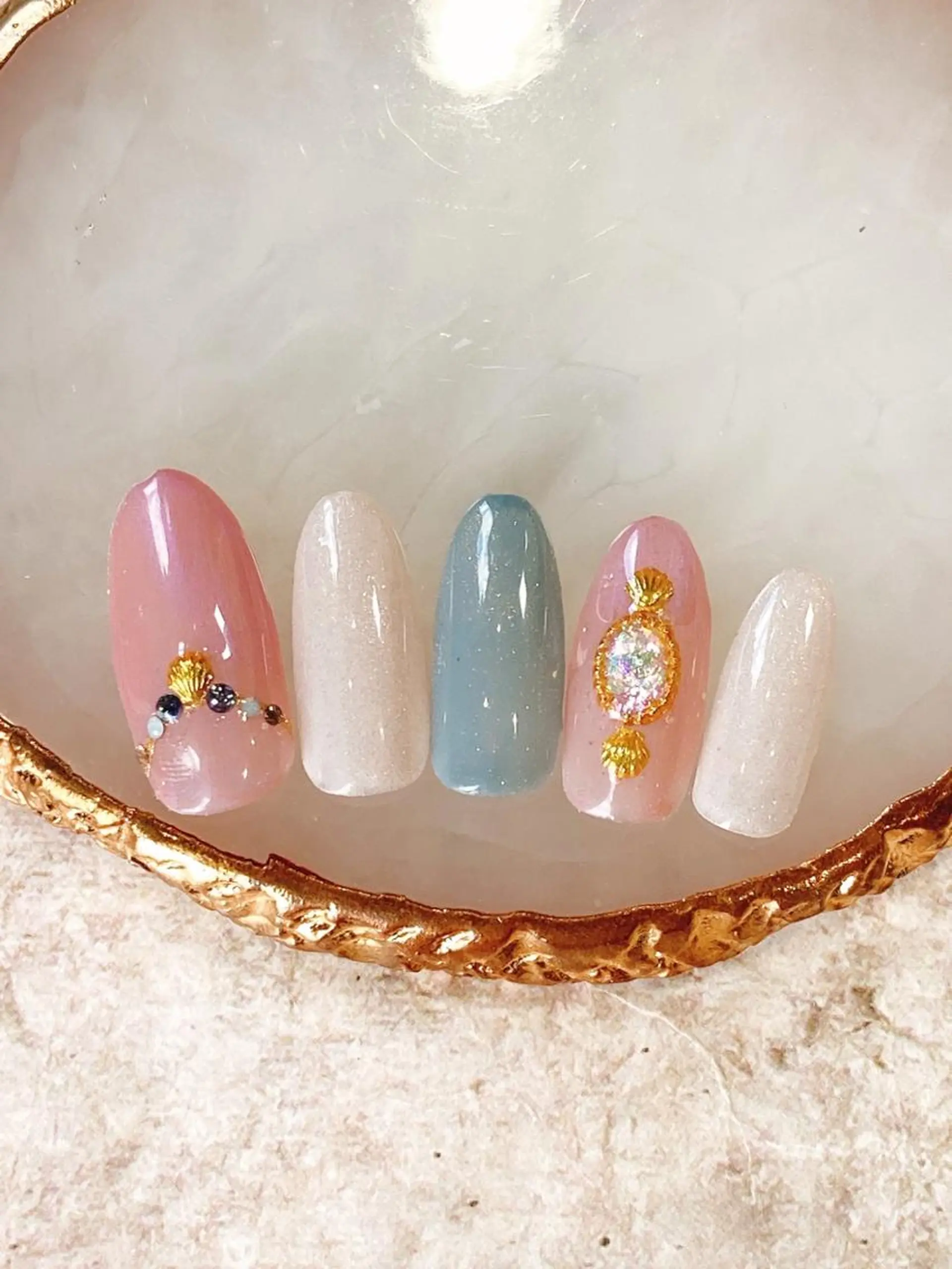 ネイル アートネイル ジェルネイル パラジェル Rairia nail本八幡店のネイルデザイン