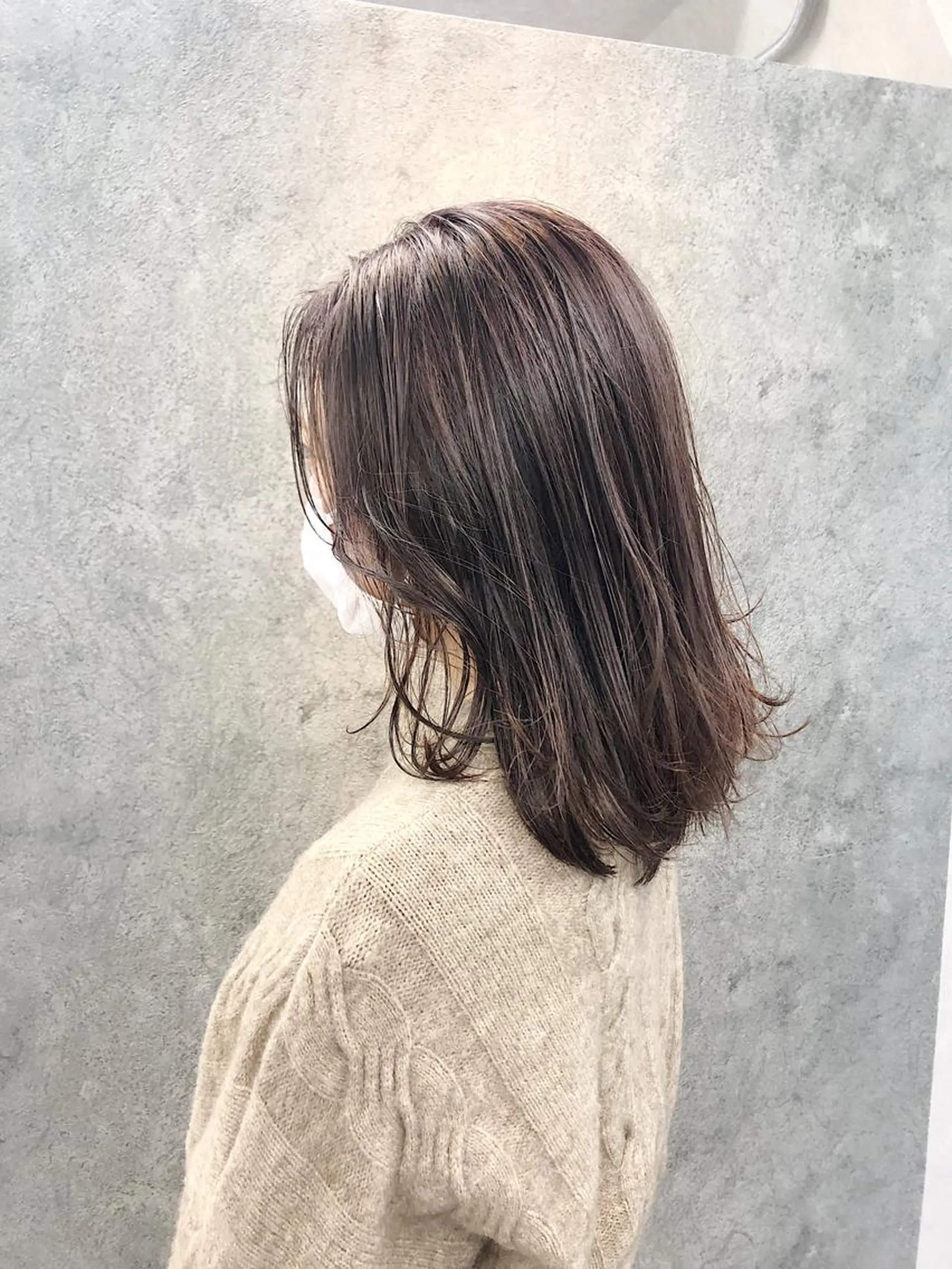 ミディアム カット ヘアカラー トリートメント 所渉/韓国レイヤー /ウルフカットのヘアスタイル