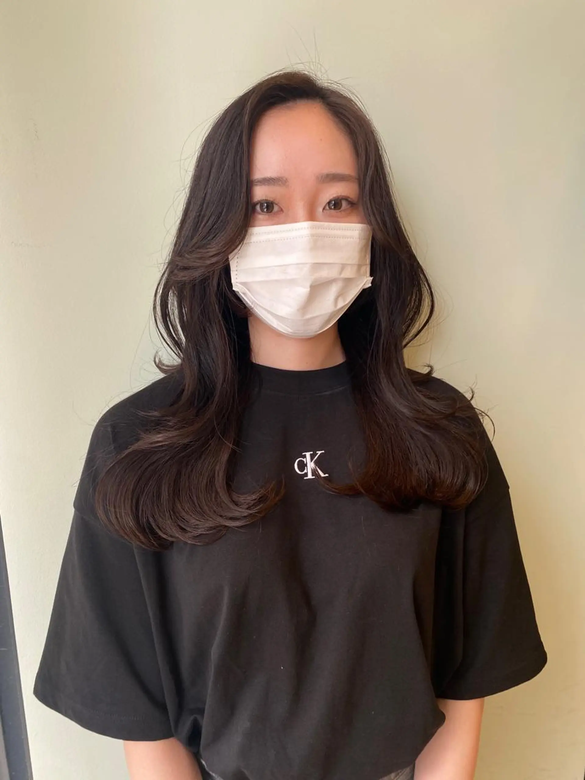 ロング カラー 韓国風ヘア レイヤーカット 'AXIS nagoya所属・'AXIS江森 美空のヘアスタイル