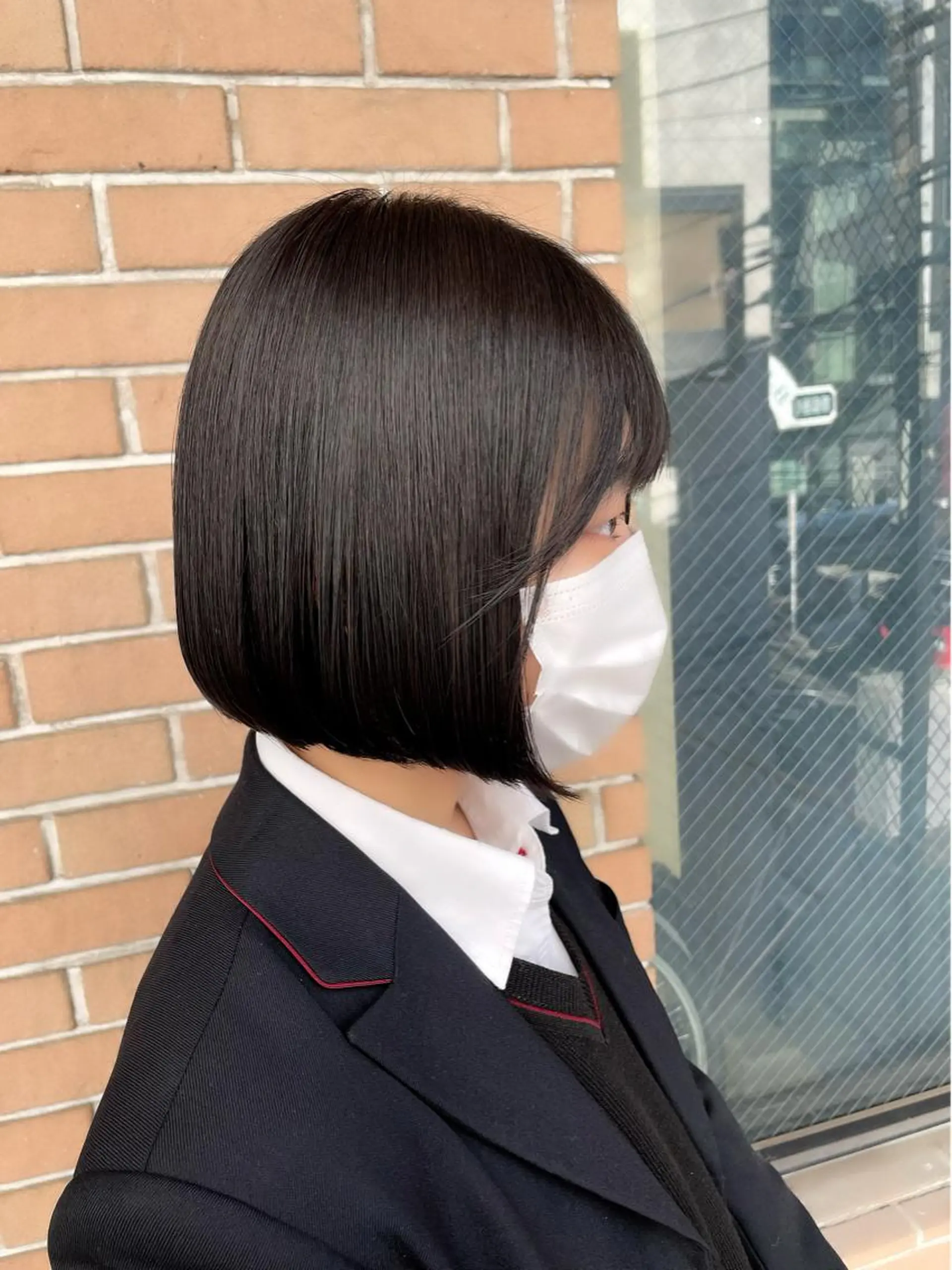 ミディアム ボブヘアカット Rikapi❤️のヘアスタイル