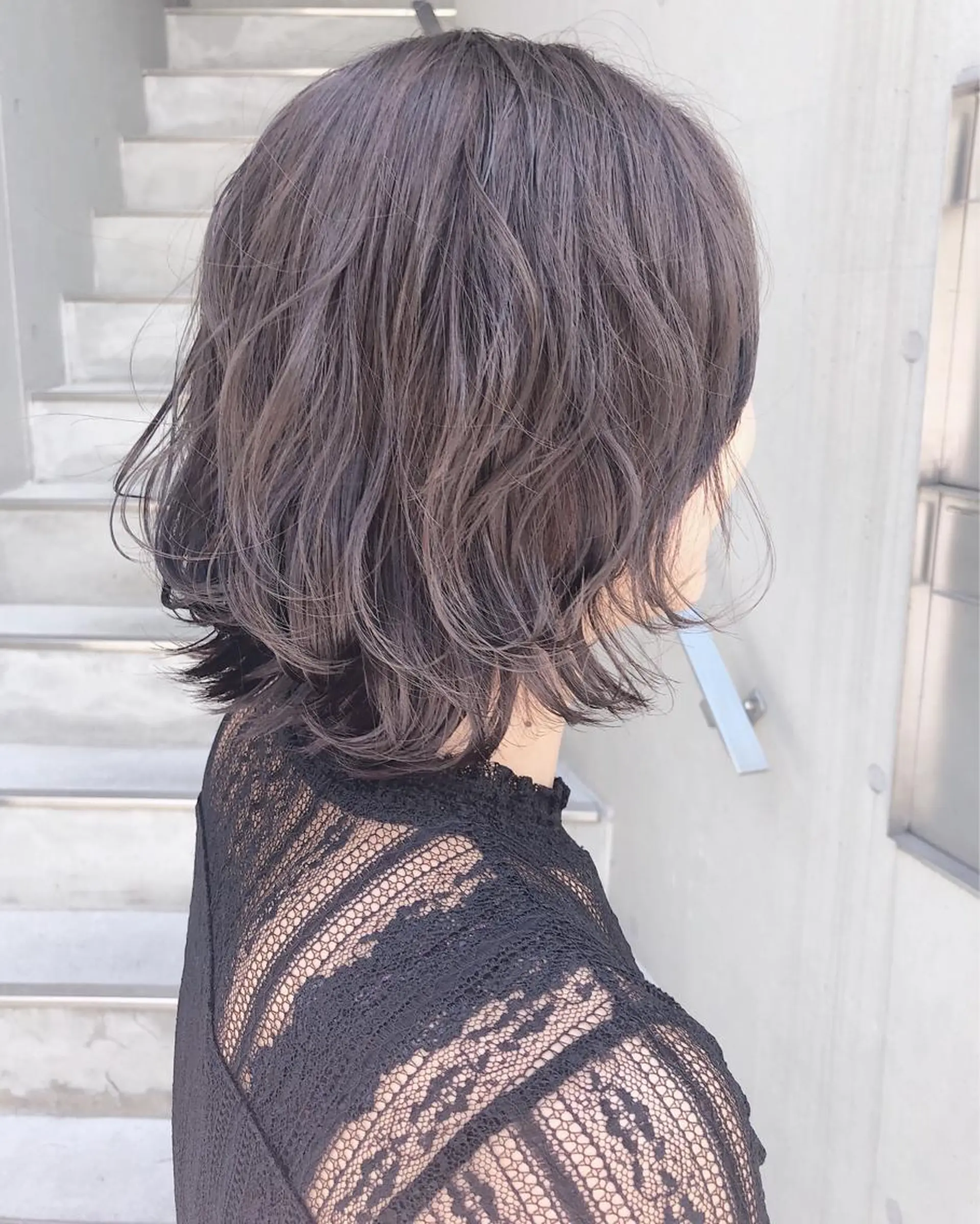 ミディアム カラー ヘアアレンジ カット ヘアカラー パーマ トリートメント 透明感カラー× レイヤーカット✨高梨のヘアスタイル