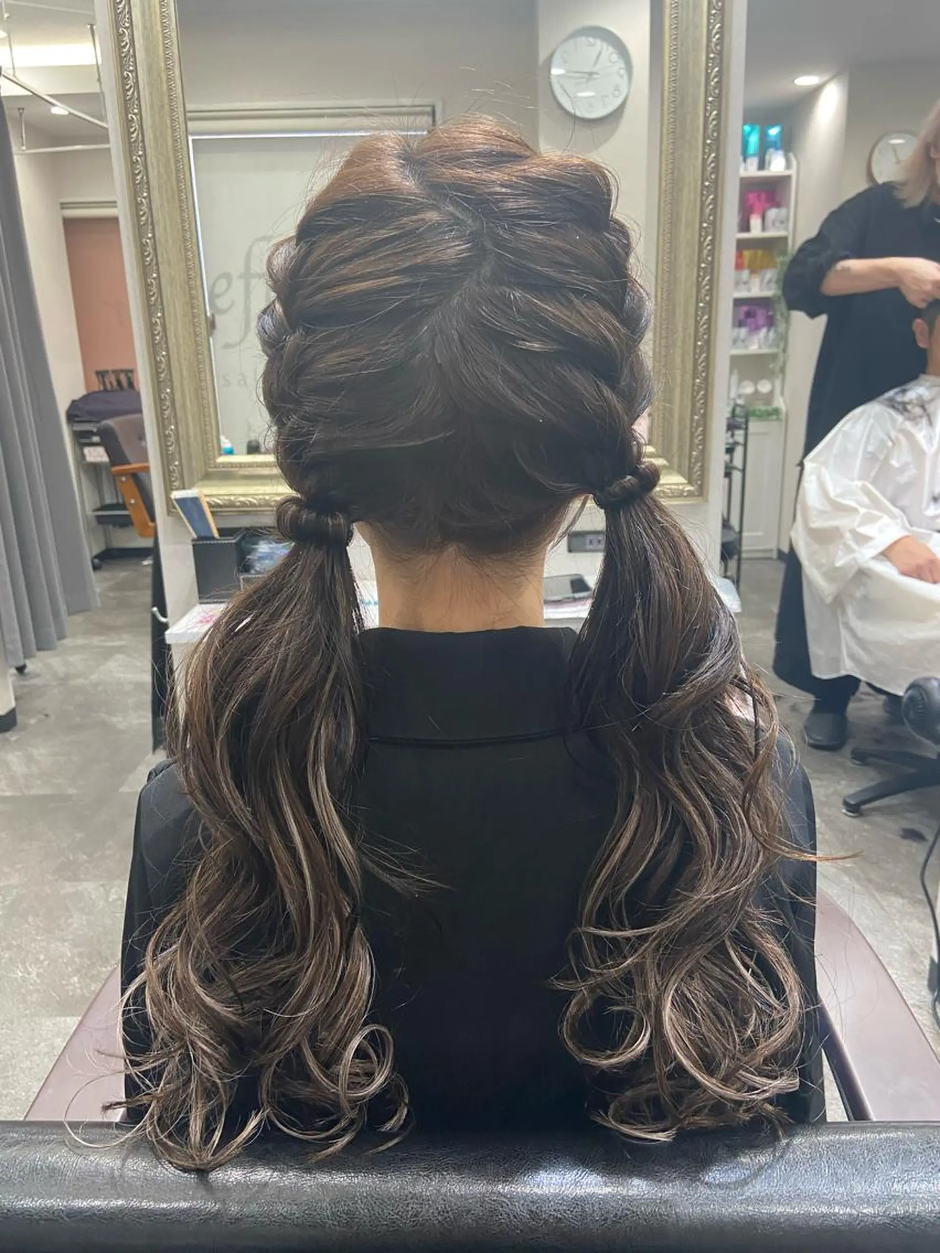 ロング ヘアアレンジ 籾木 美優のヘアスタイル