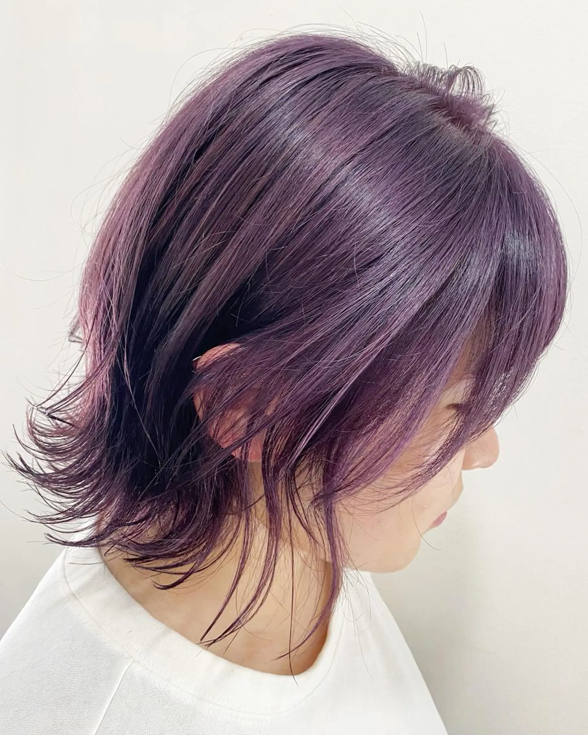 ショート カラー ラベンダーカラー ヘアカラー フラム所属・WATANABE MISAKIのヘアスタイル