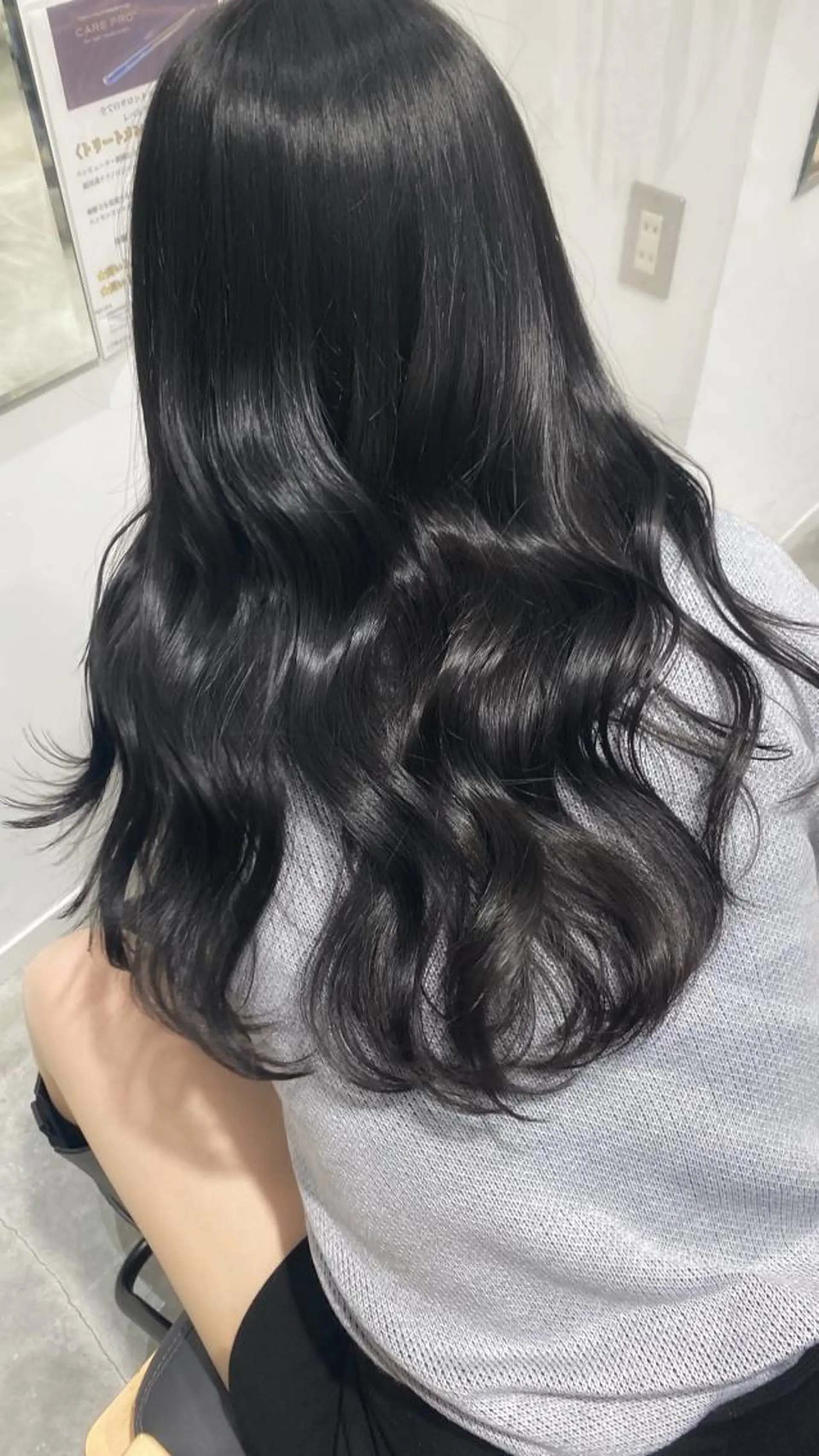 ロング カラー トリートメント 艶カラー/韓国風ヘア 🩵shioneのヘアスタイル