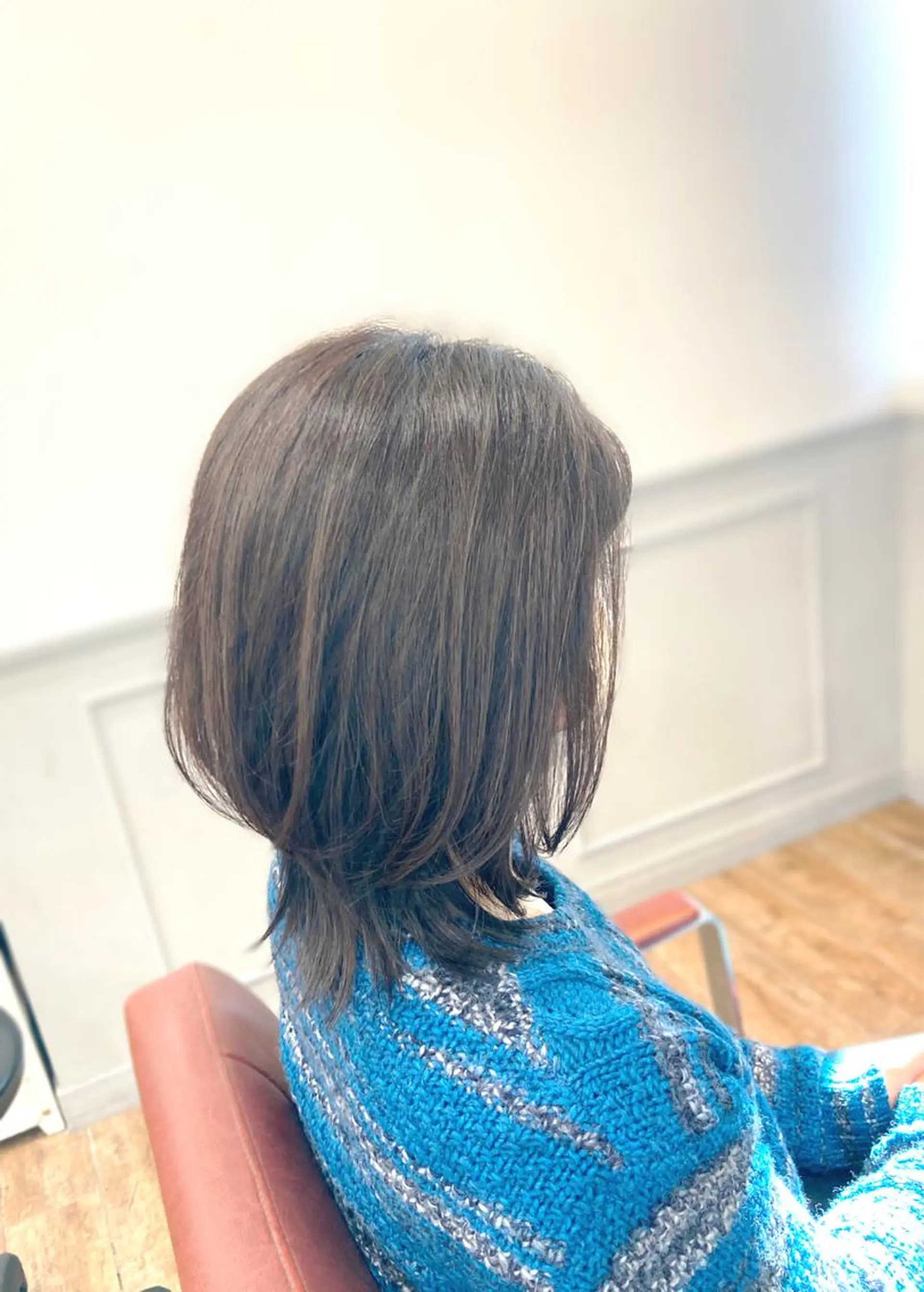 ミディアム カラー 菅原 綾のヘアスタイル