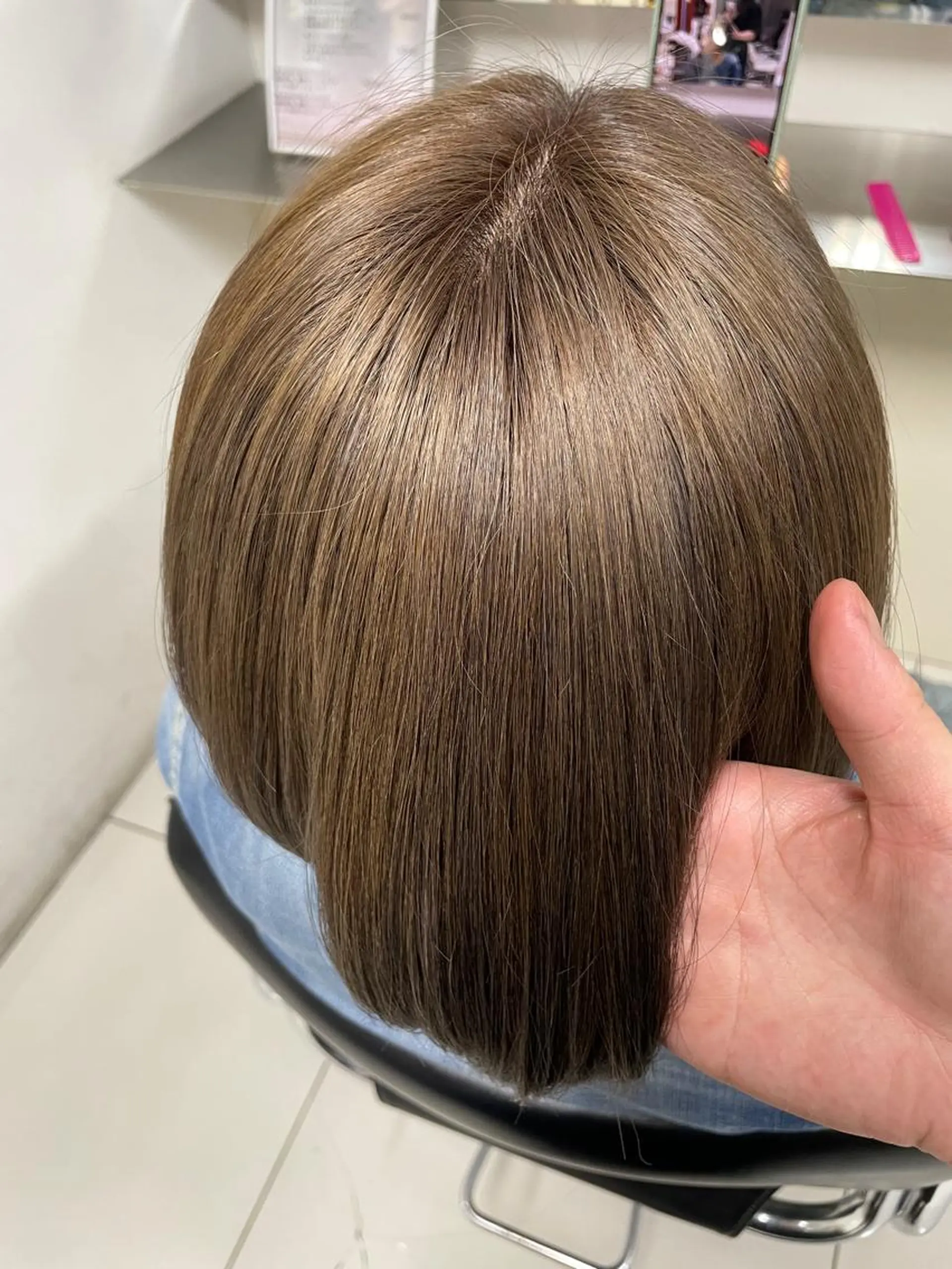 ショート カラー ヘアカラー ブリーチ/ヘアセット 【𝙍𝙞𝙣𝙤】のヘアスタイル