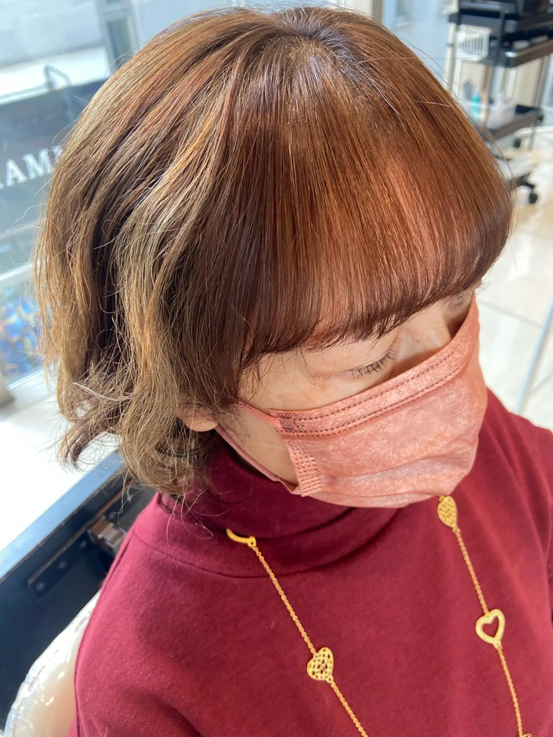 ミディアム パーマ SALOWIN 新宿三丁目East所属・縮毛矯正/艶カラー /美髪/ﾒｸﾞﾐのヘアスタイル