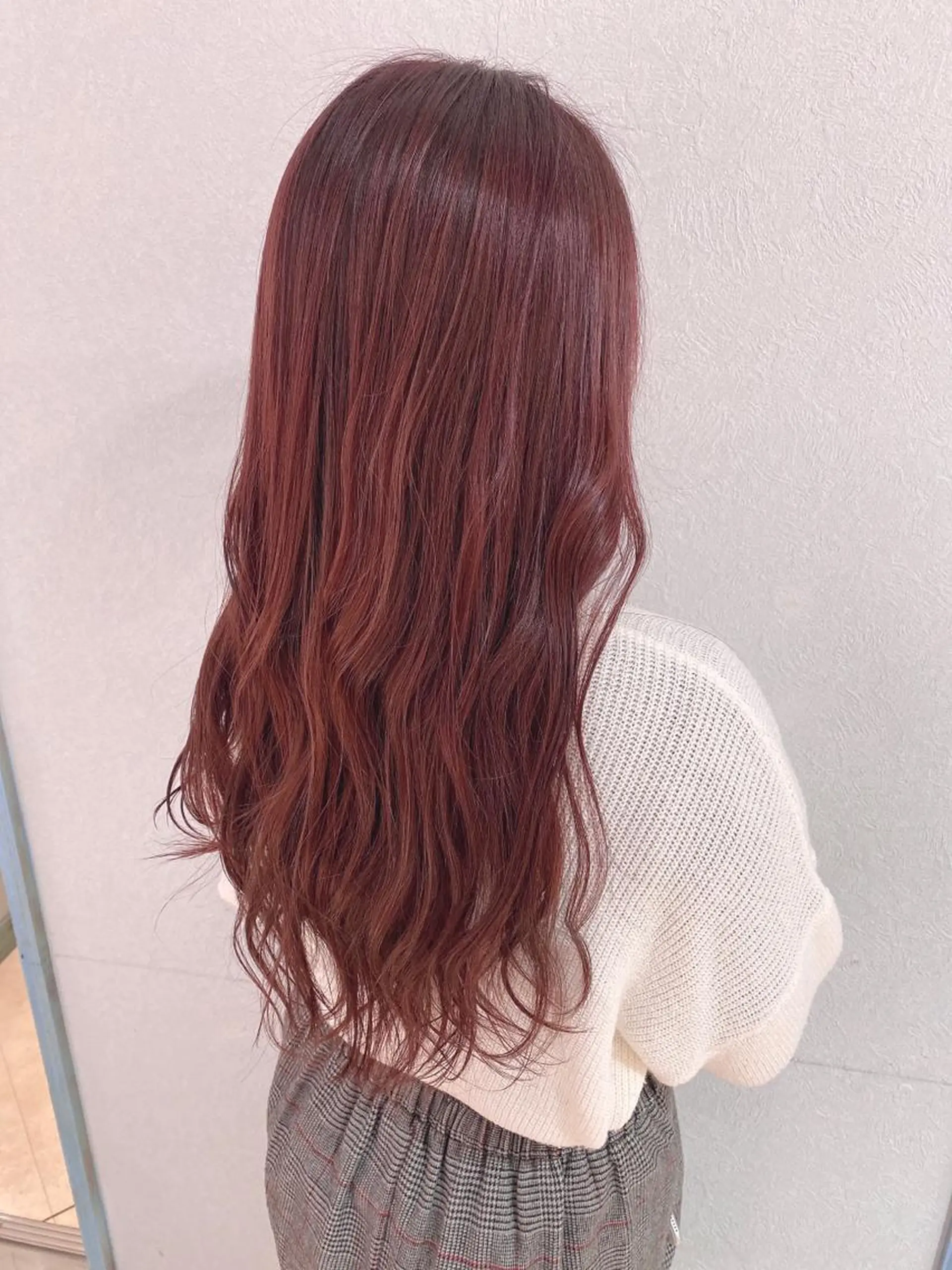 ロング ヘアカラー トリートメント 髪質改善　縮毛の達人 矢井由真のヘアスタイル