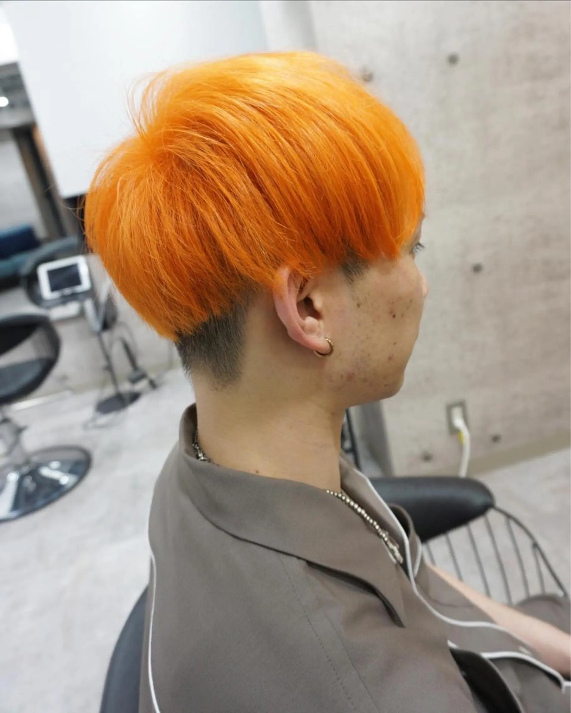 メンズ マッシュ カット ヘアカラー トリートメント hair teria ryu 大塚のヘアスタイル