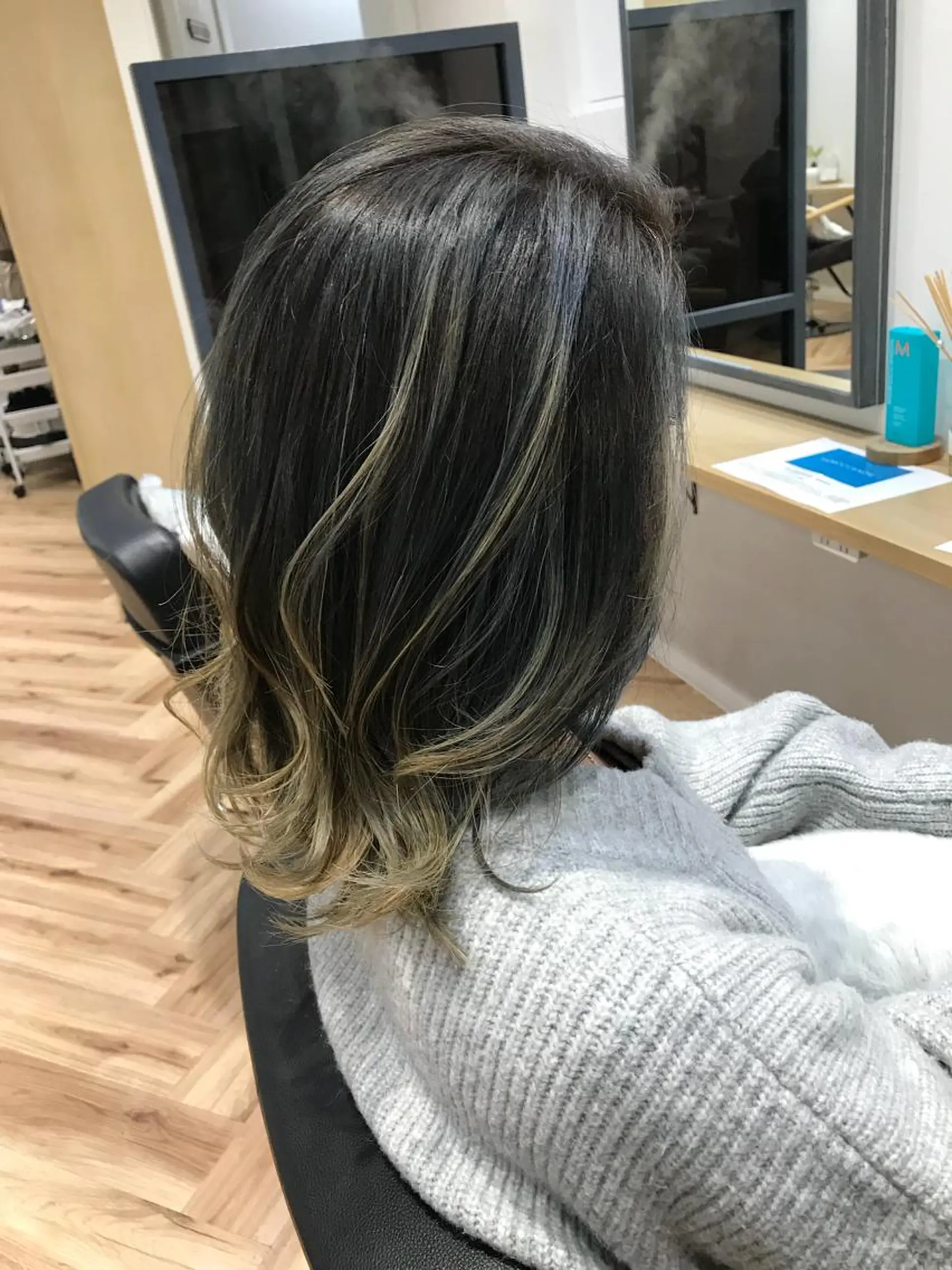 ミディアム カラー 原山 直人のヘアスタイル