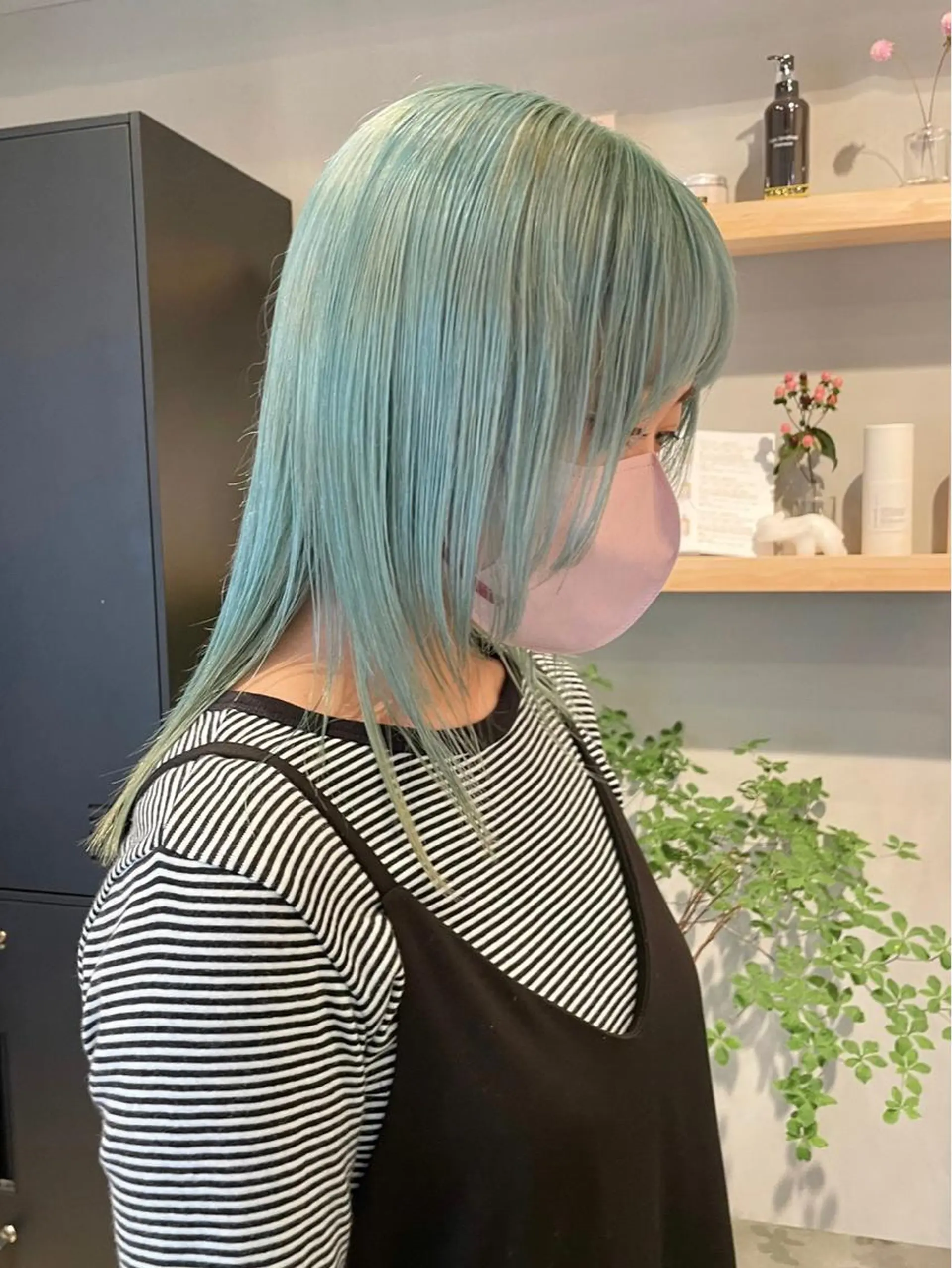 ミディアム カラー ヘアカラー トリートメント SALOWIN下北沢所属・hazuki 🌝のヘアスタイル