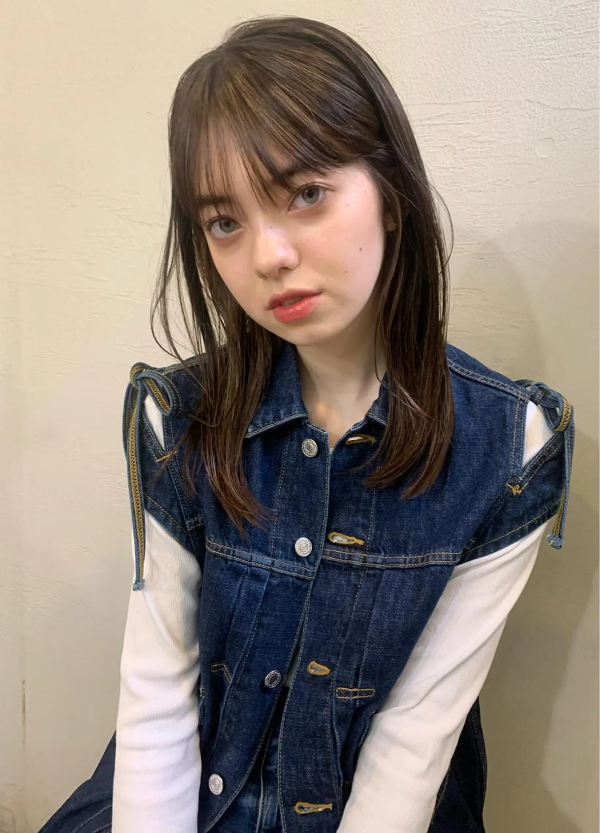 セミロング カラー 透明感カラー log所属・ボブ/顔まわりカット 💫大澤奈緒美のヘアスタイル