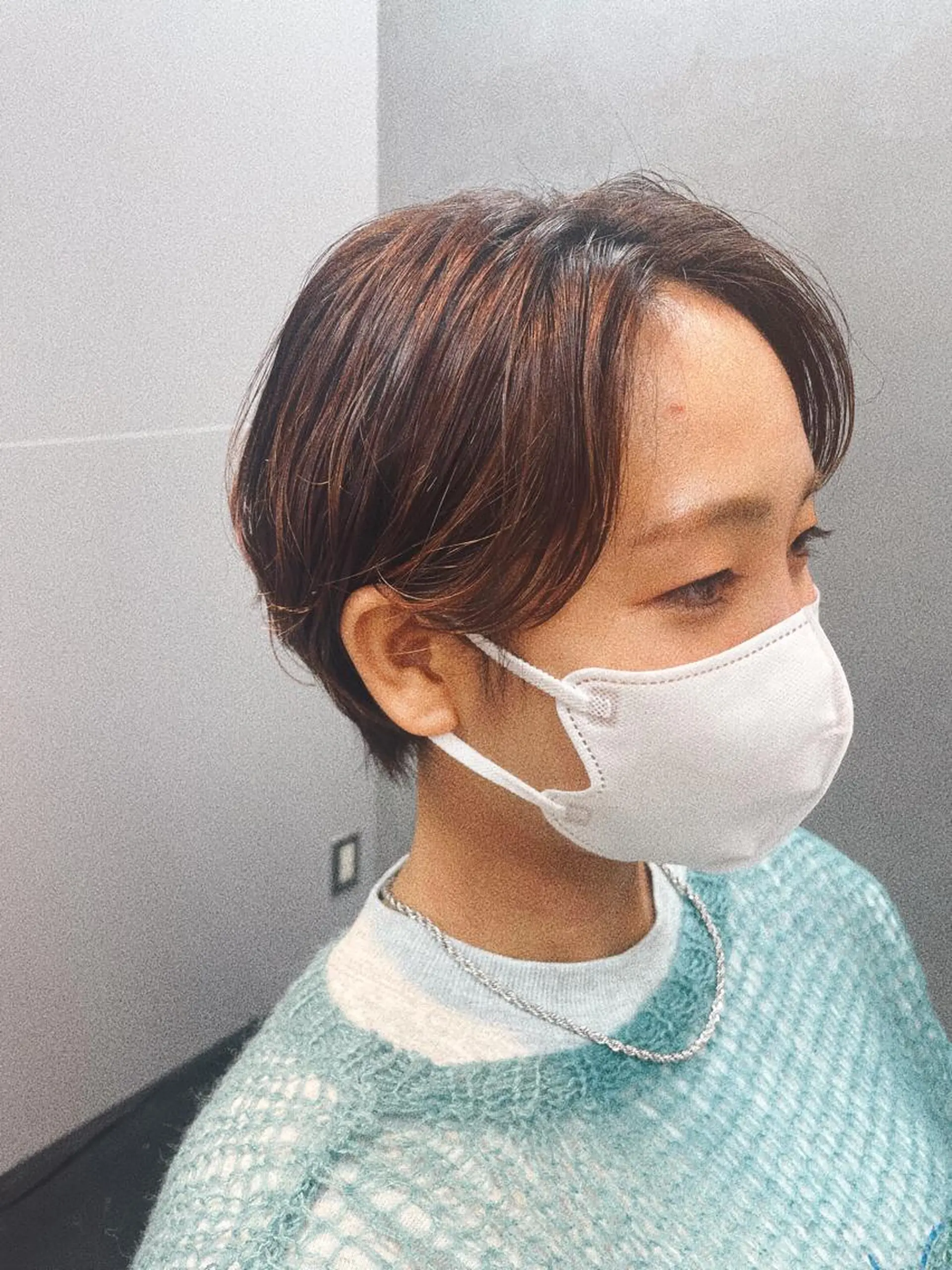 ショート カラー パーマ ハイトーン 🌷ハルミ🌷のヘアスタイル