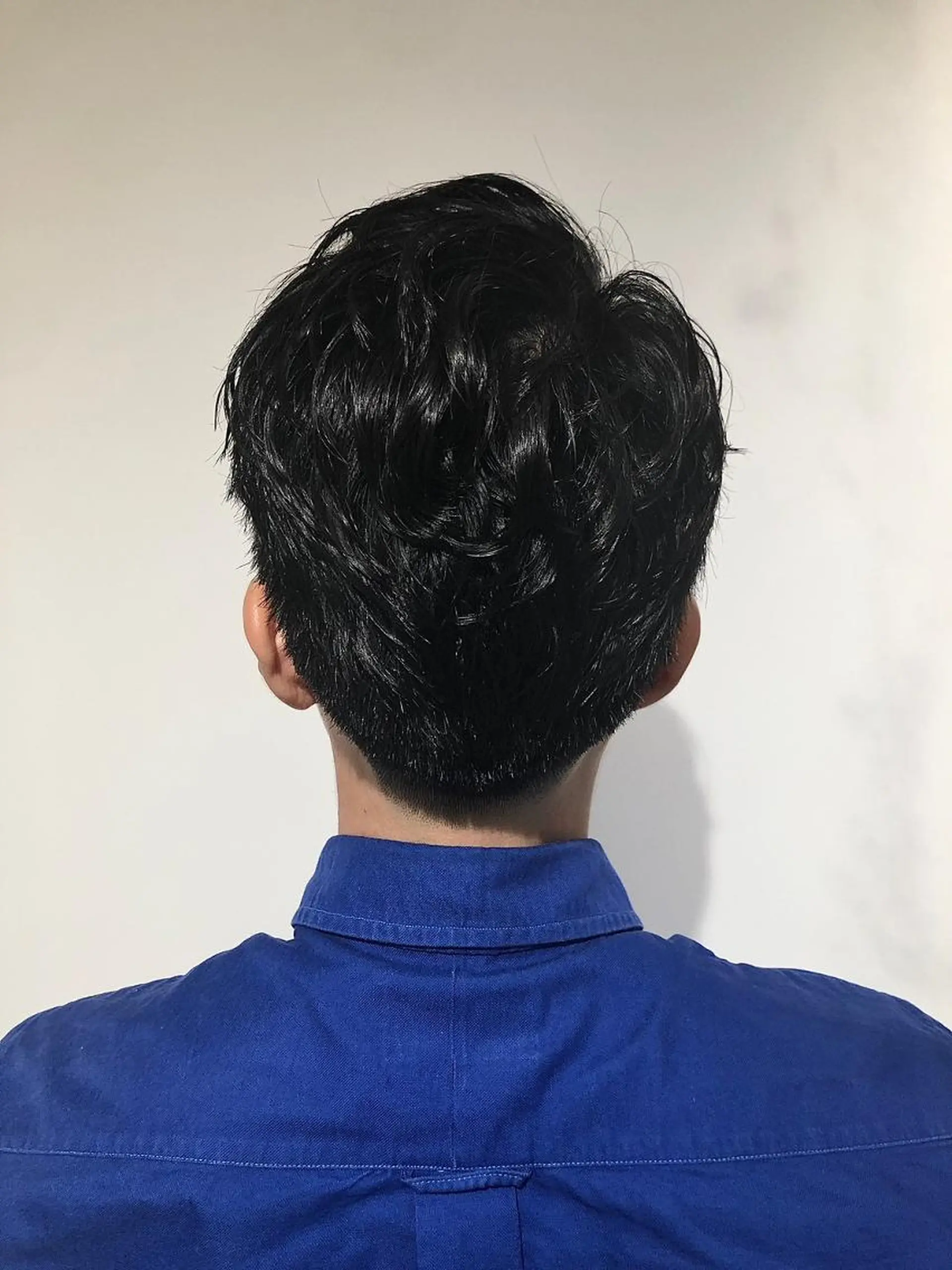 ショート メンズ アップバング ビジネス マッシュ メンズパーマ メンズツイストパーマ カット 高橋 英彦のヘアスタイル