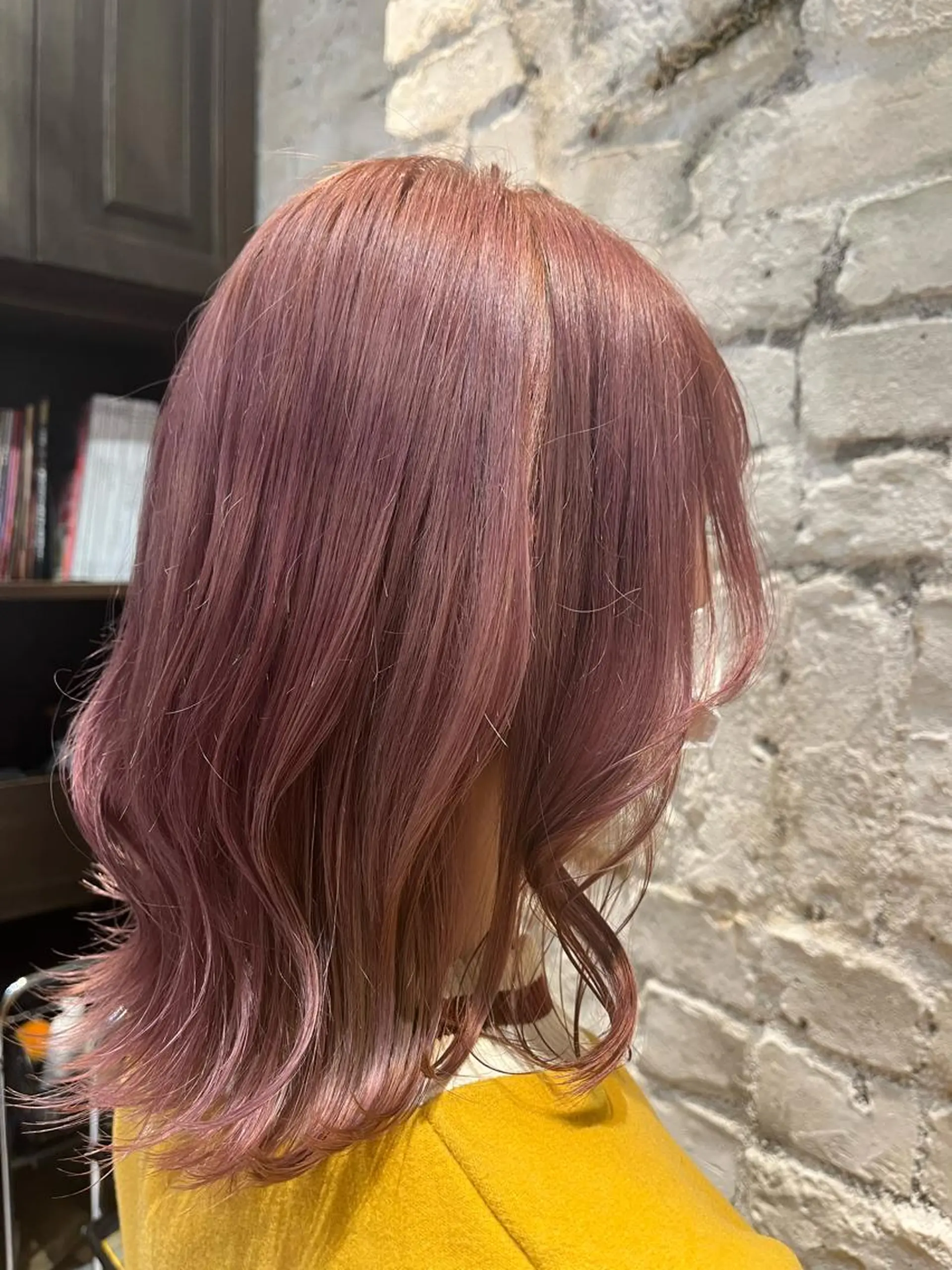 カラー ブリーチ ピンクカラー Eleanor 池袋 🧸Madoka🧸のヘアスタイル