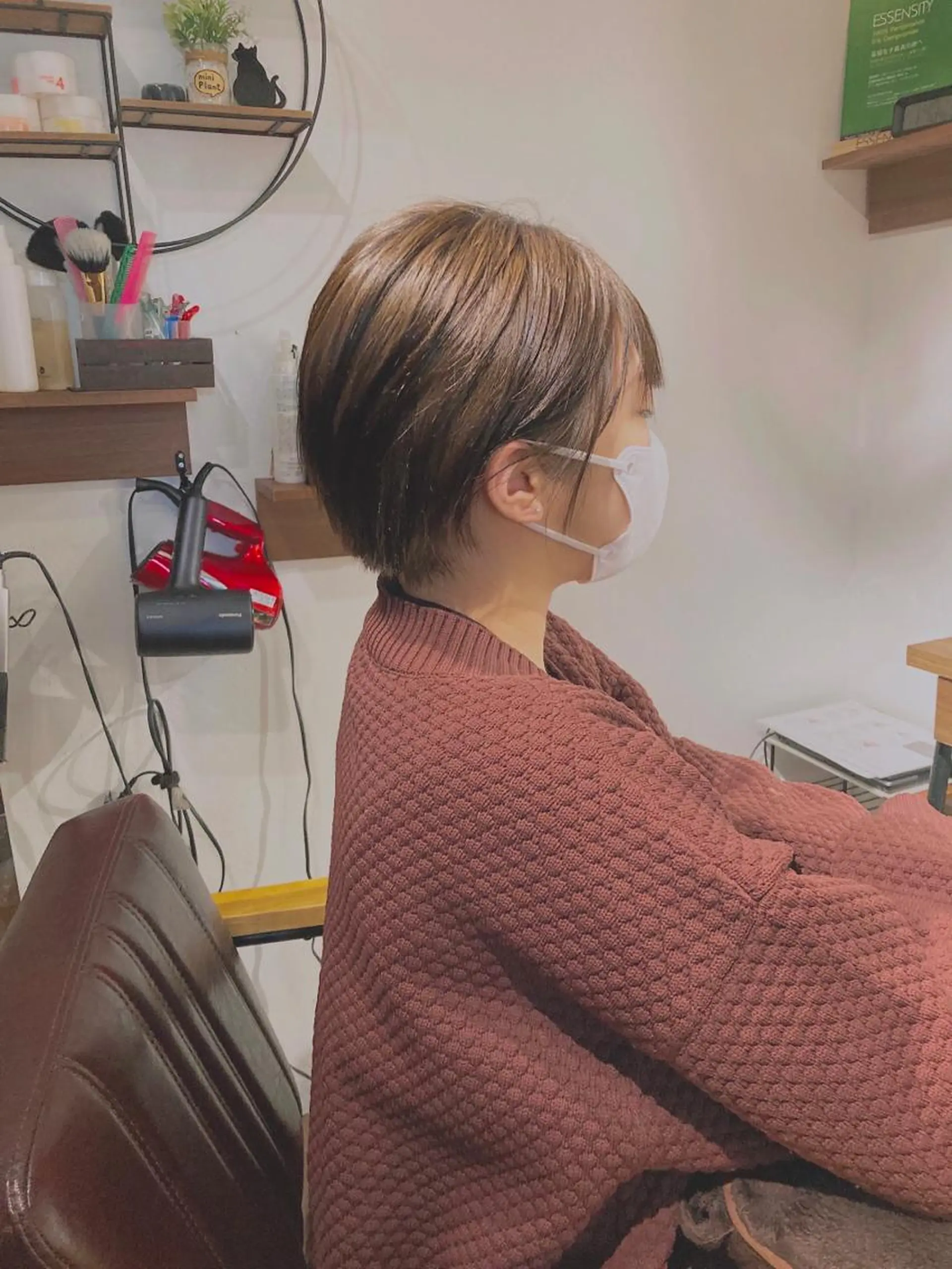 ショート ショートヘア カット soin erinaのヘアスタイル