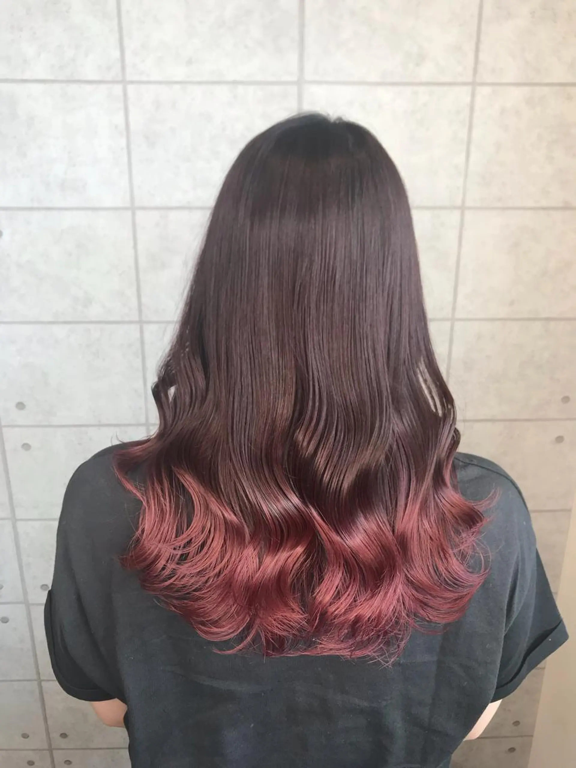 ロング カラー knock【ノック】所属・烏丸韓国ヘア🇰🇷 ayaka🎀のヘアスタイル