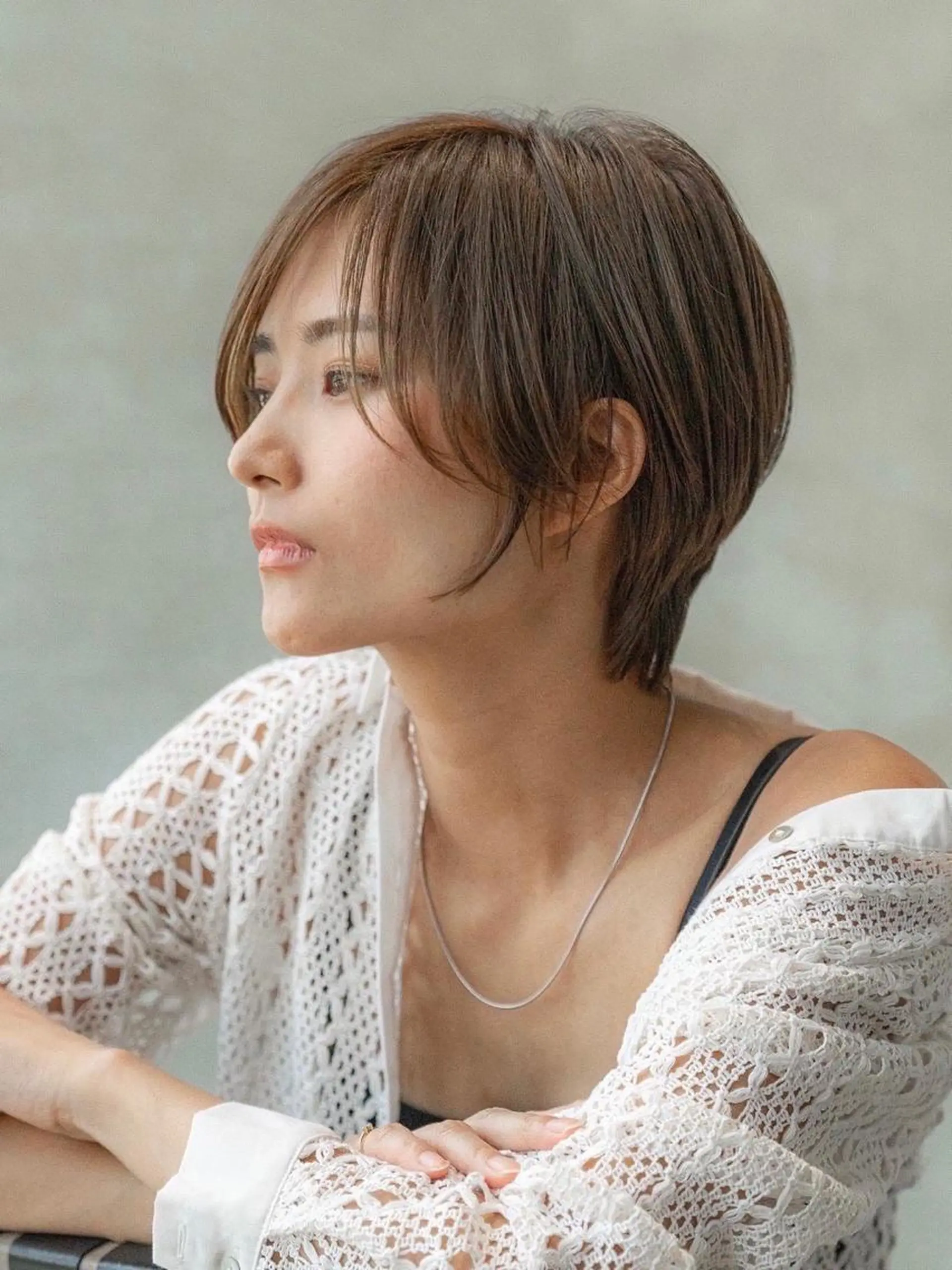 ショート カラー カット ヘアカラー トリートメント 🉐レイヤー/塩見 弘樹🉐渋谷のヘアスタイル