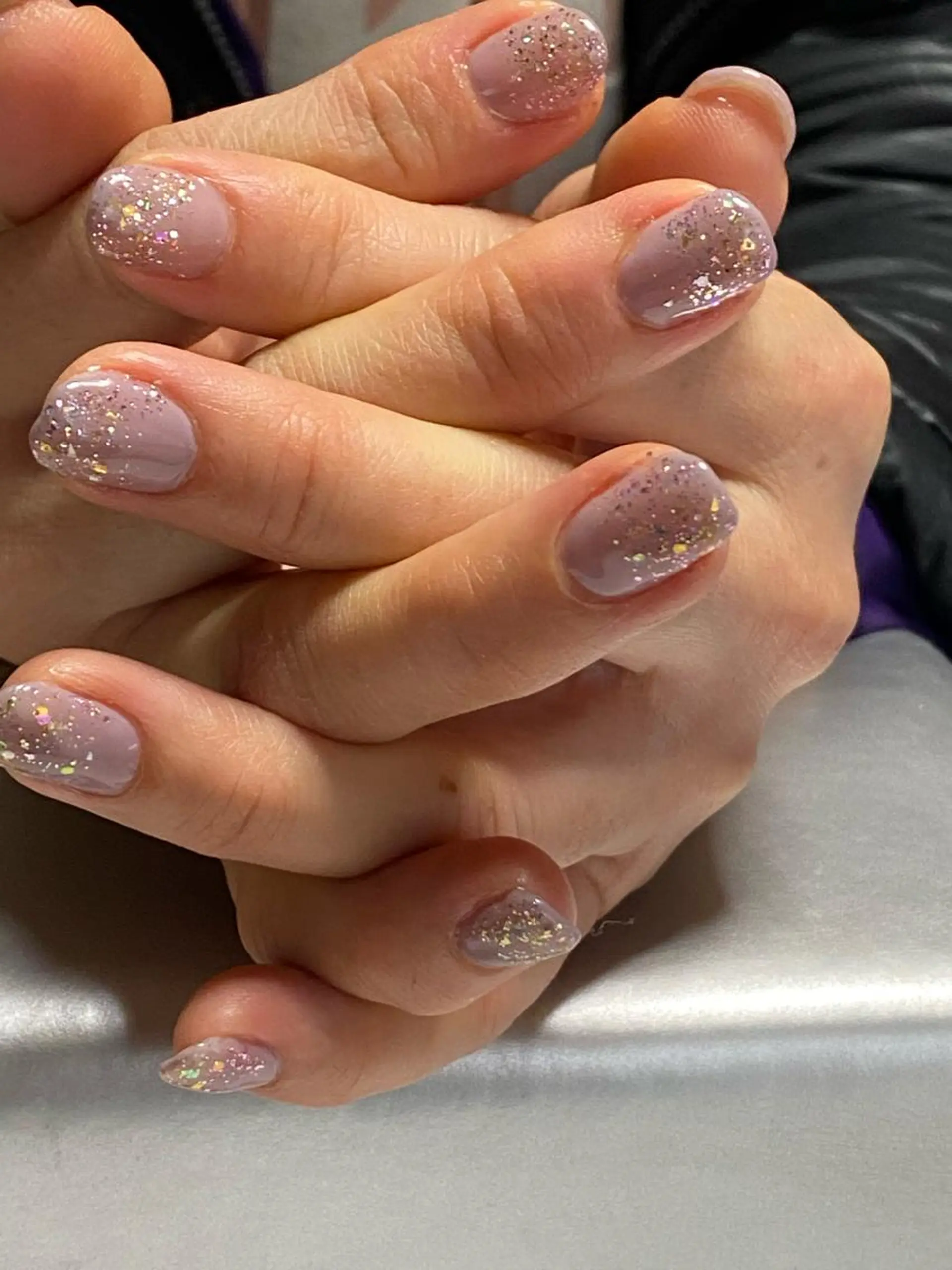 ネイル ラメ(グリッター) 自宅ネイルサロン ♦️nuance♦️のネイルデザイン