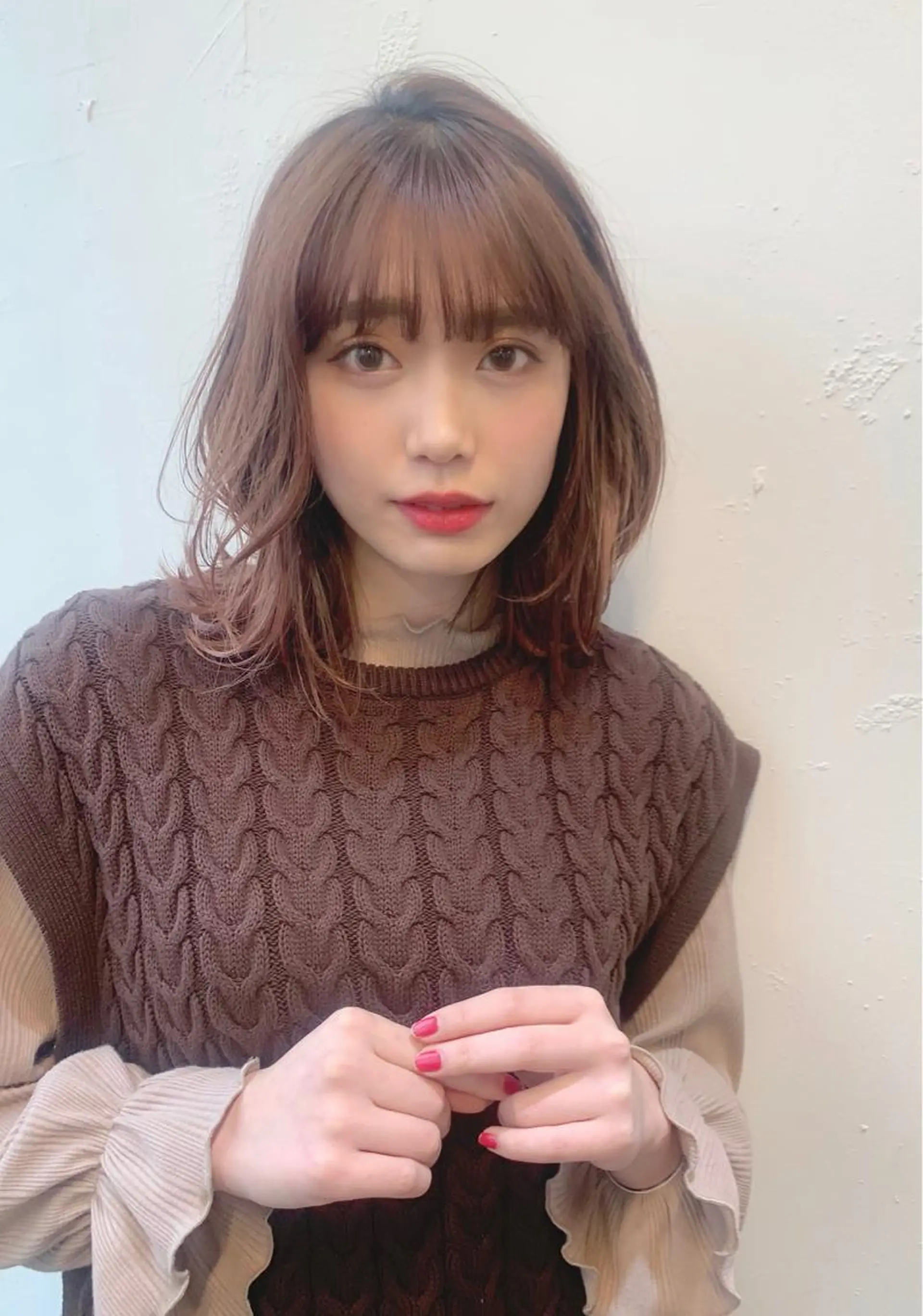 セミロング 中園 祥吾のヘアスタイル