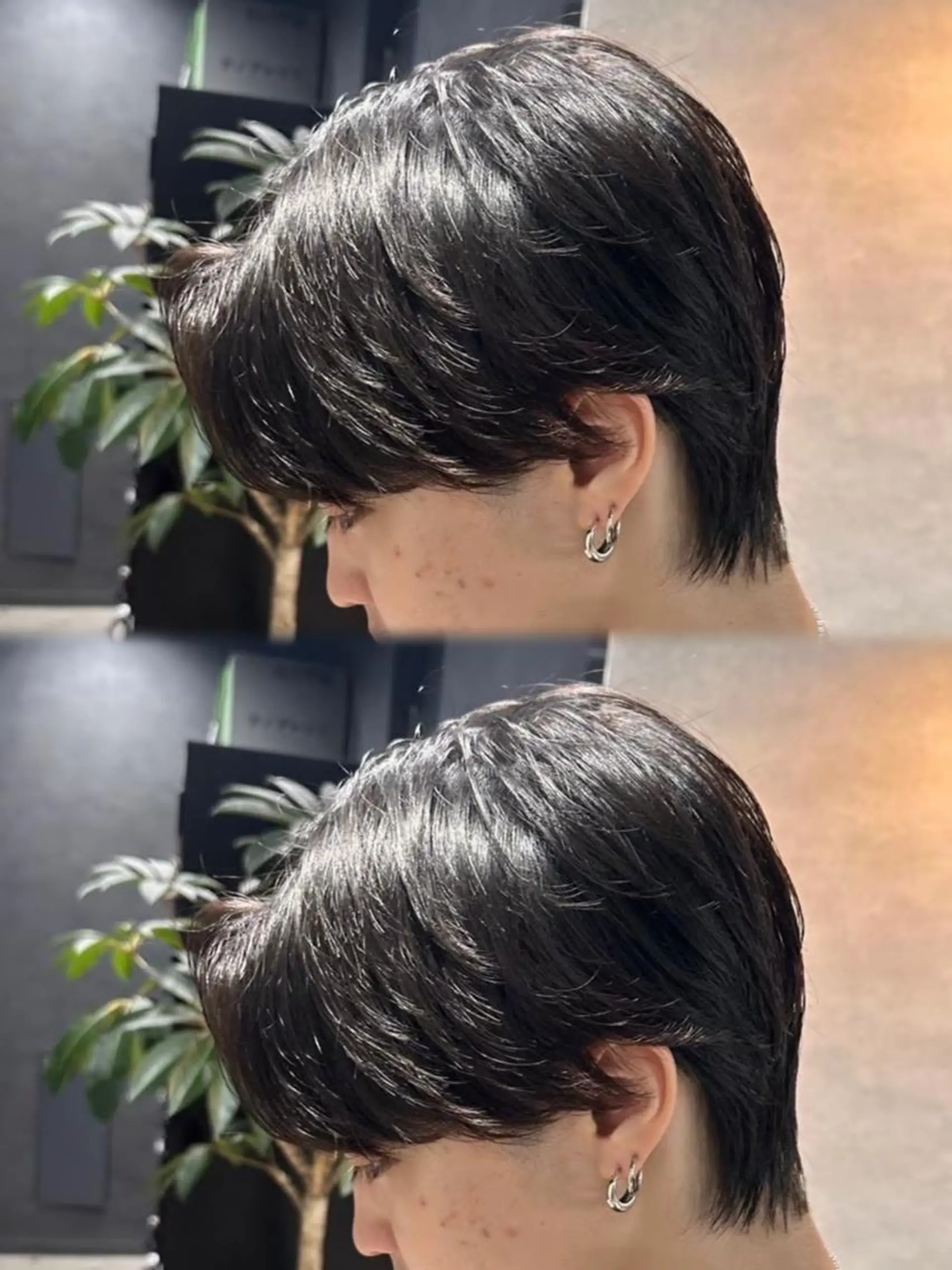 ミディアム パーマ メンズ カット ヘアカラー 縮毛矯正 🔥メンズ特化🔥 藍斗のヘアスタイル