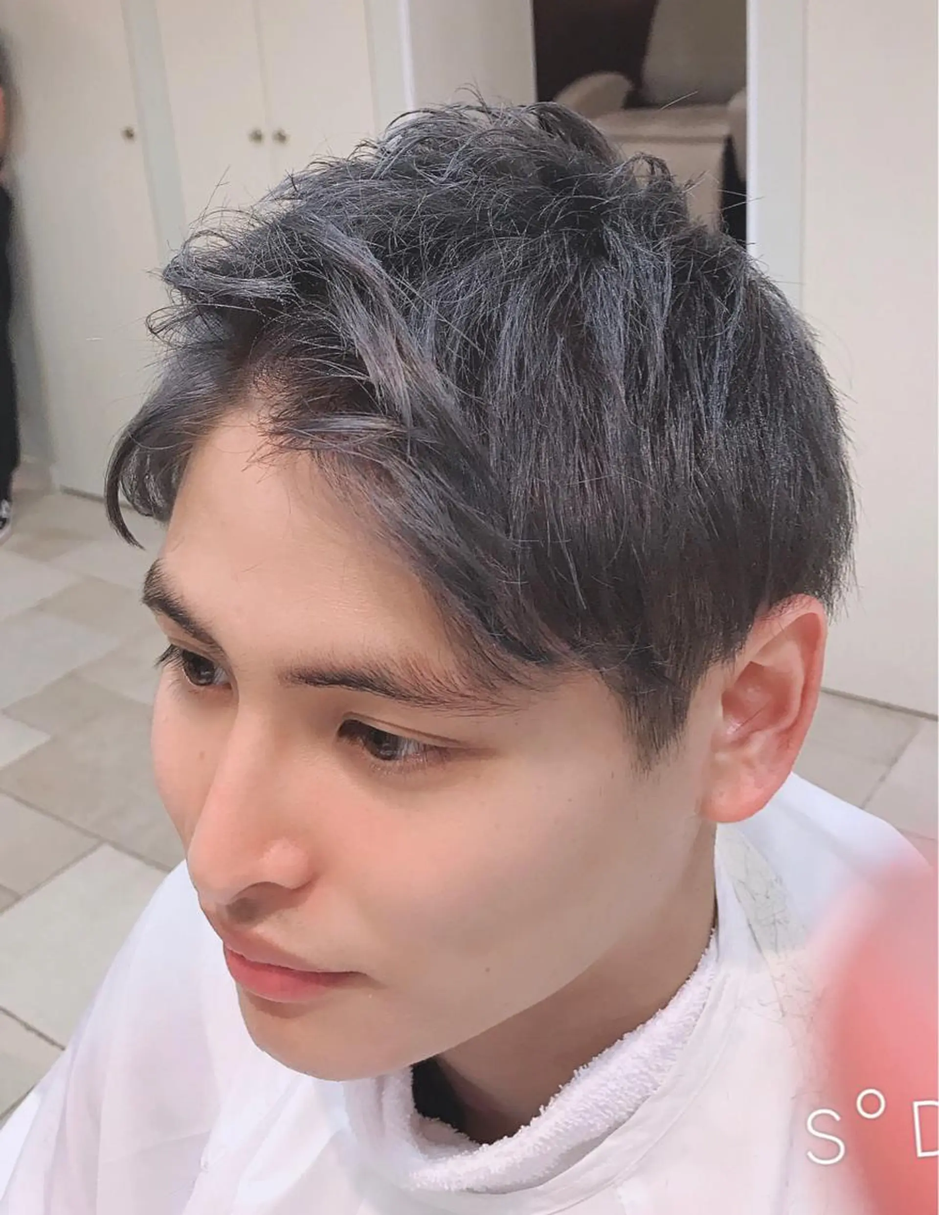 ショート カラー メンズ カット ヘアカラー 美髪矯正/髪質改善 /ヨナミネのヘアスタイル