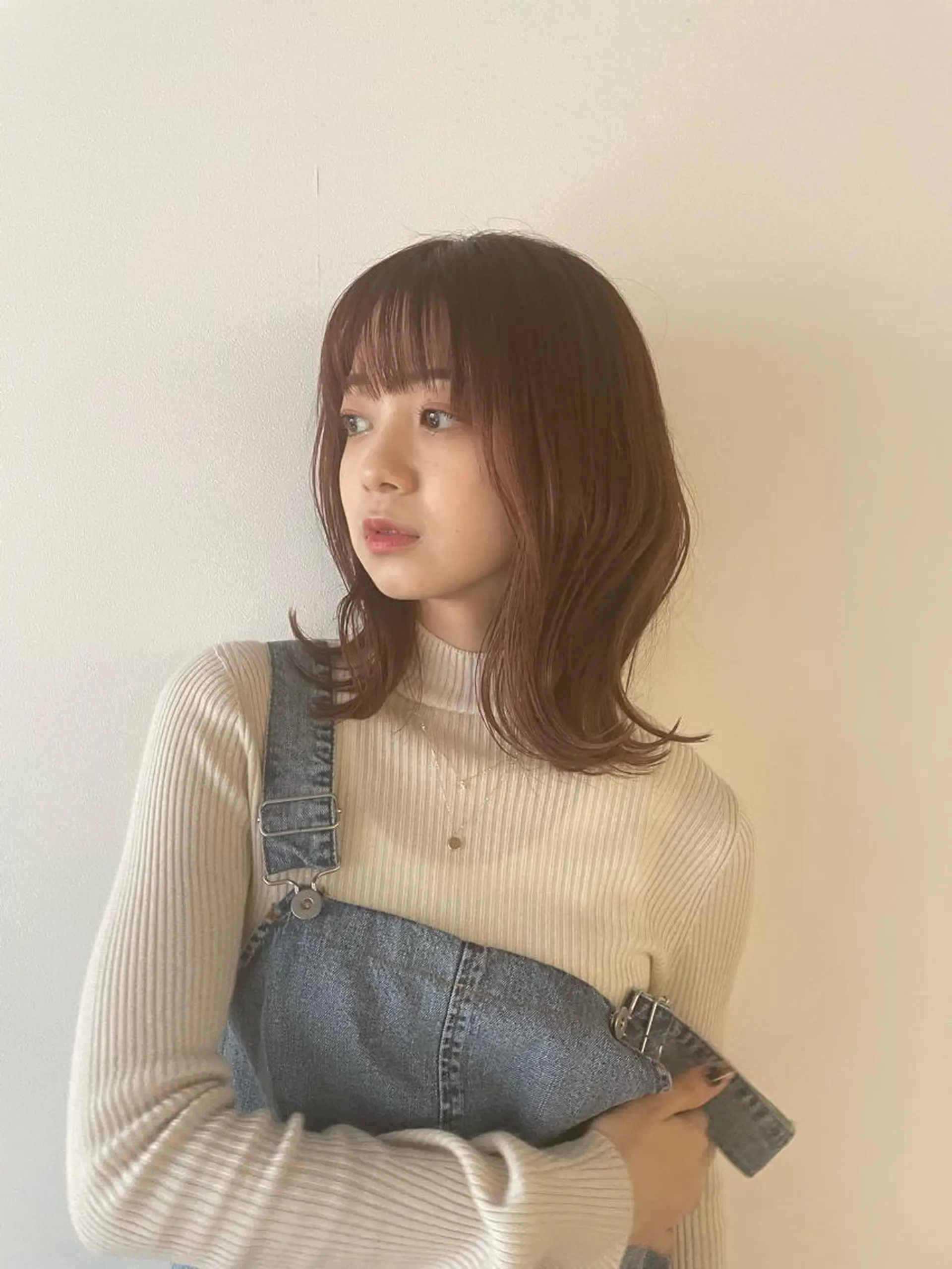 ミディアム カラー カット ヘアカラー なりたいが叶う ながしまじゅんきのヘアスタイル