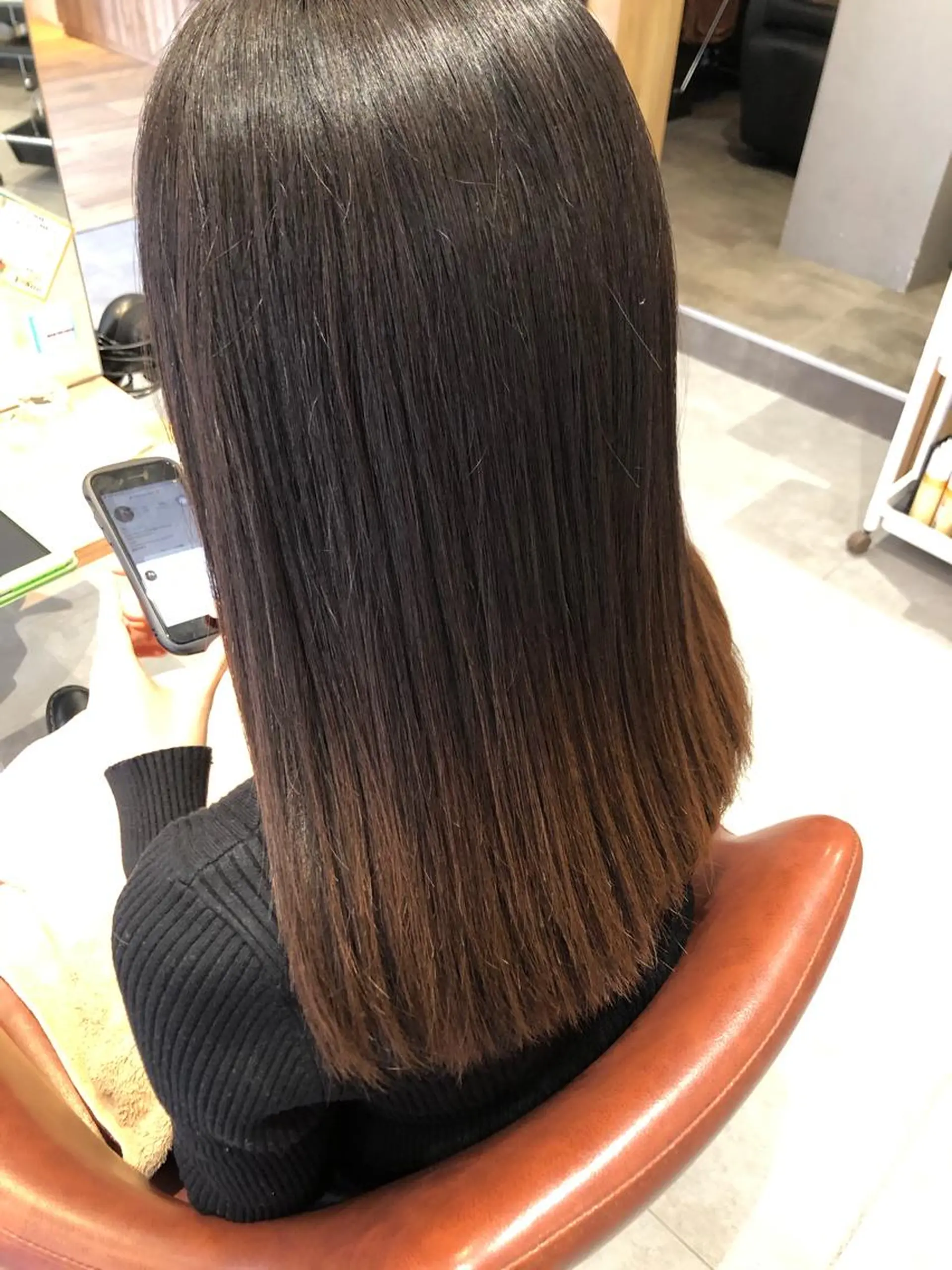 ロング pesca 仙台駅前店所属・🖤オサダ マナミ🖤のヘアスタイル