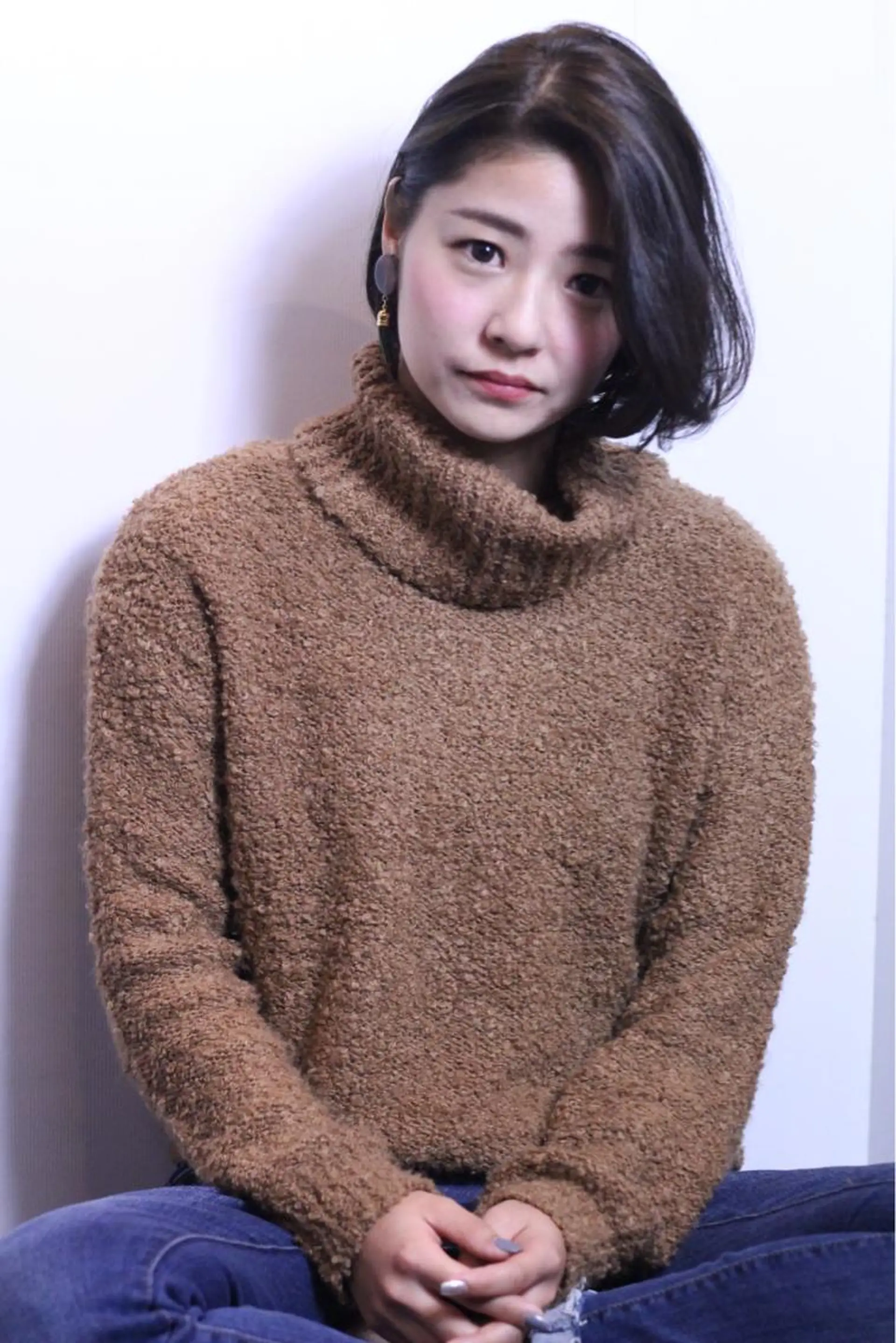 ミディアム ショートボブ ボブ toi【トワ】所属・安達 俊亮のヘアスタイル