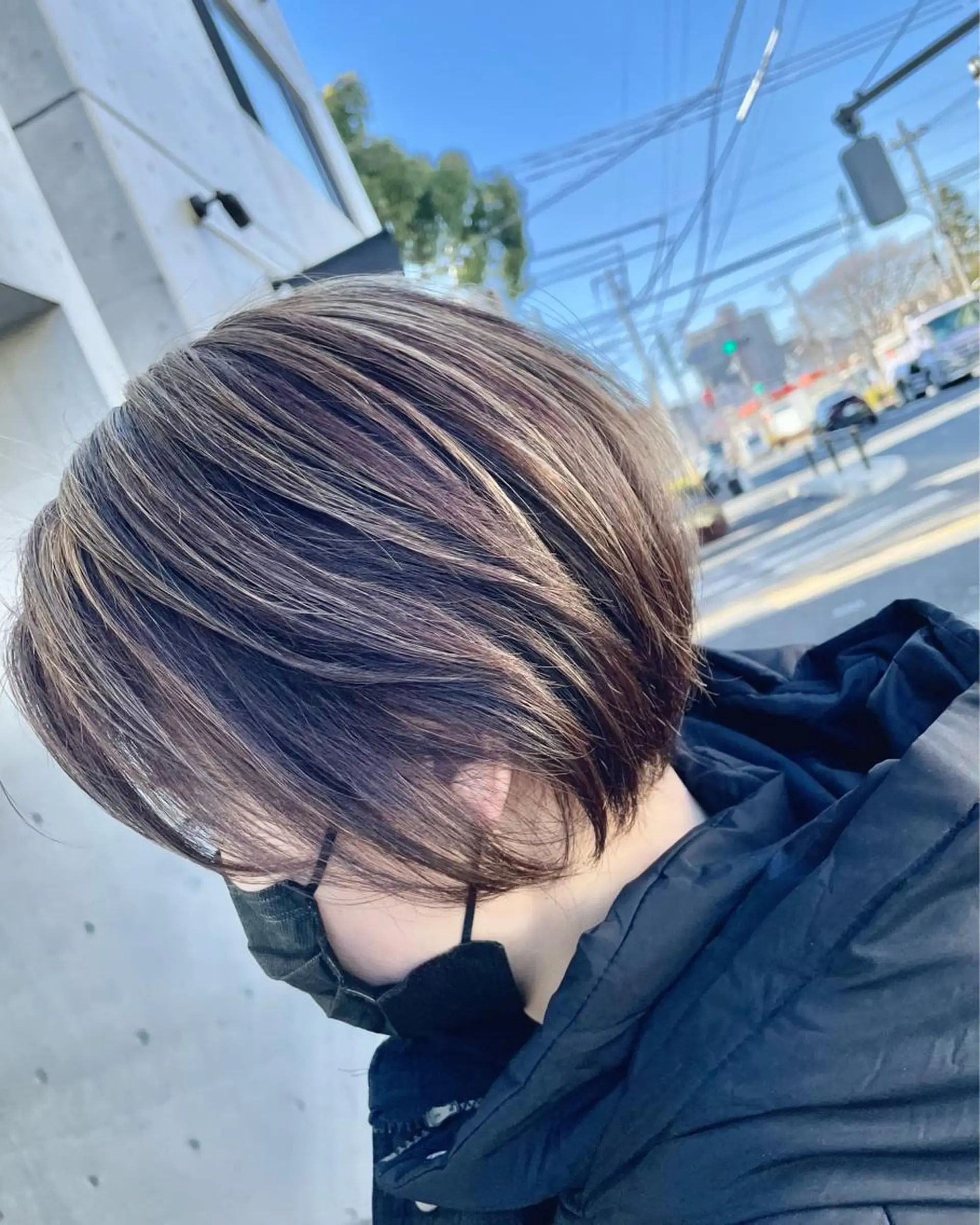 ショート カラー ハイライトカラー ハイライト ヘアカラー トリートメント one☆star所属・通い続けられるサロン ママ美容師　明日香のヘアスタイル