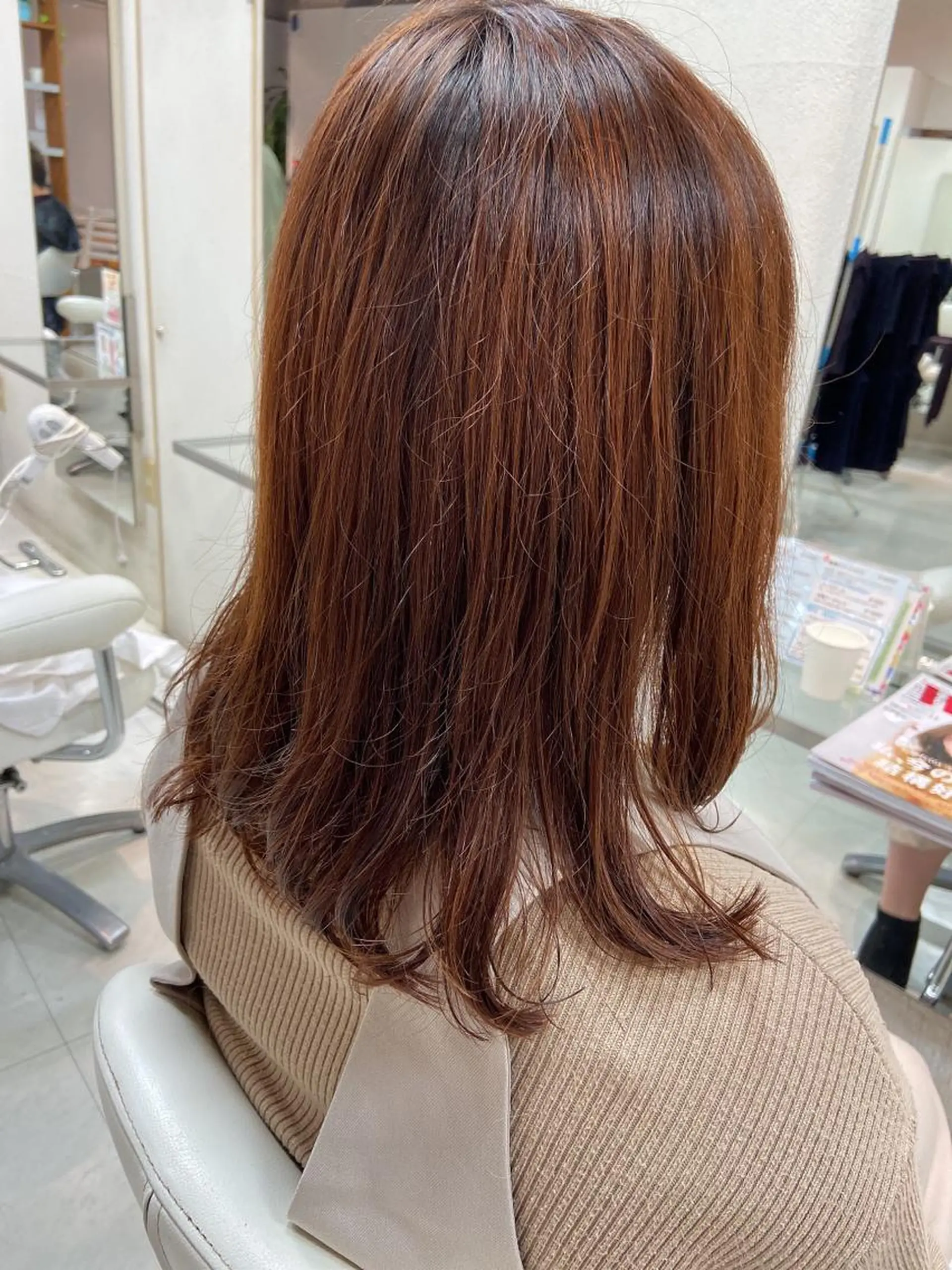 ミディアム パーマ ミディアムパーマ 菊地 美憂のヘアスタイル